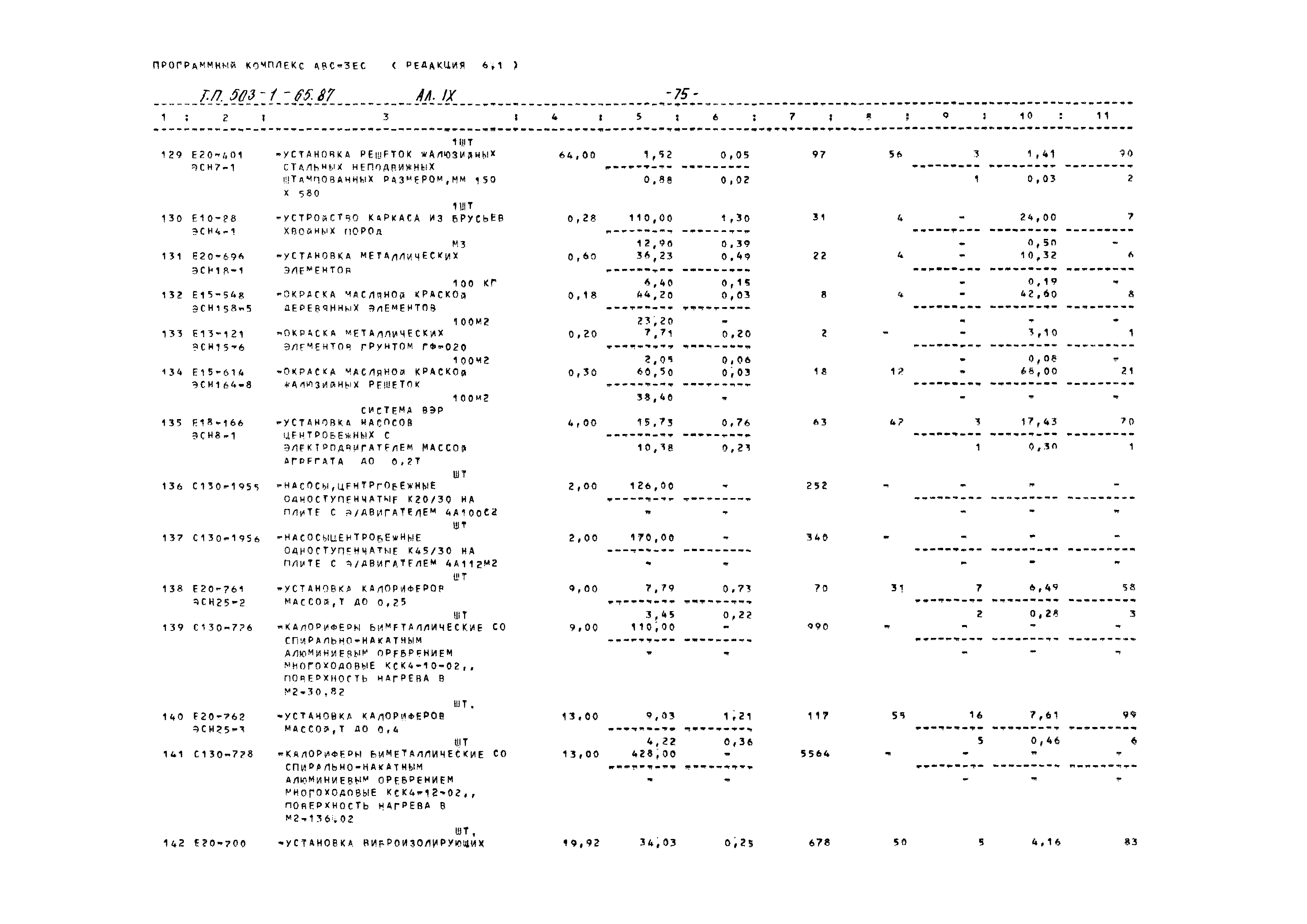 Типовой проект 503-1-65.87