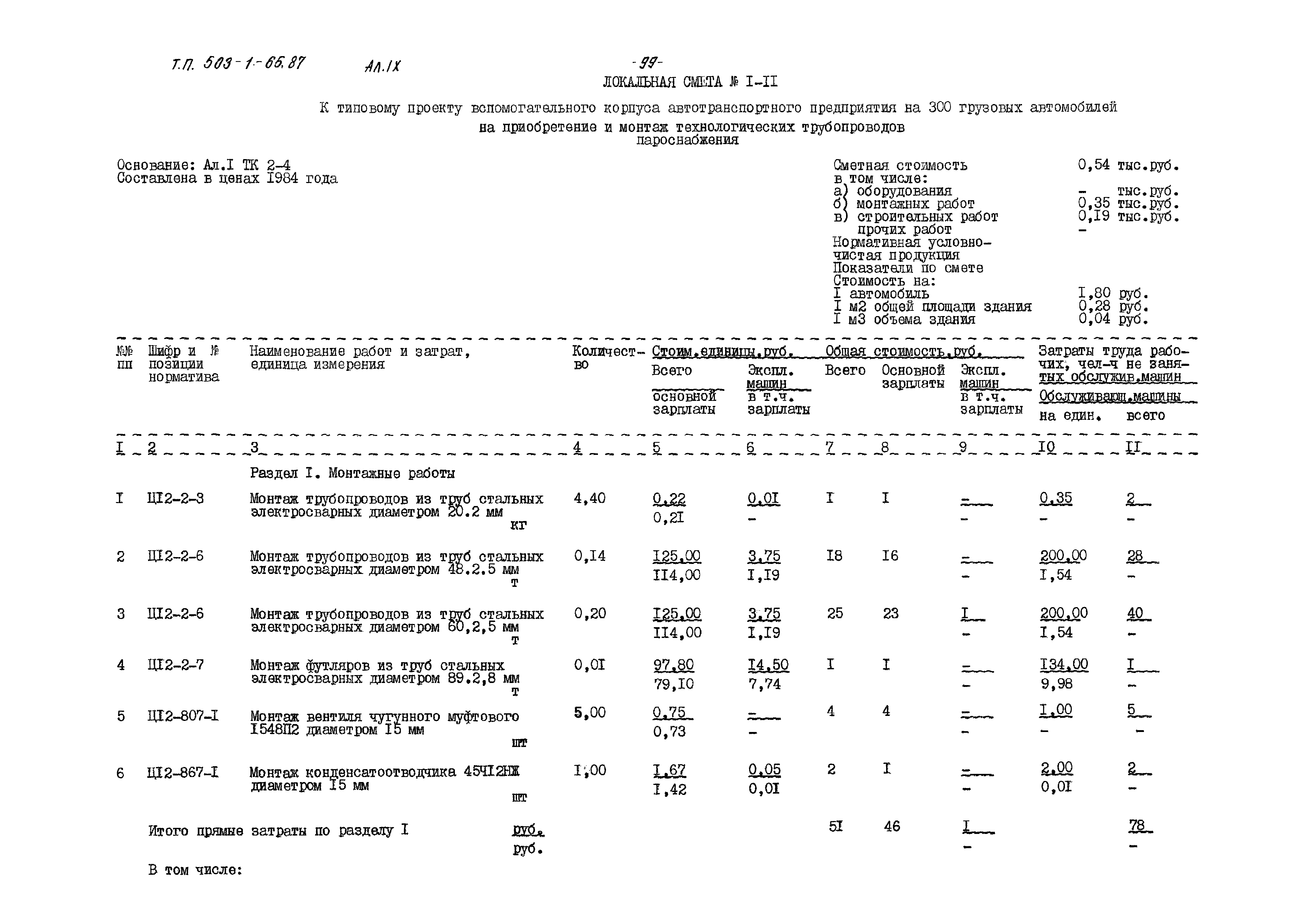 Типовой проект 503-1-65.87