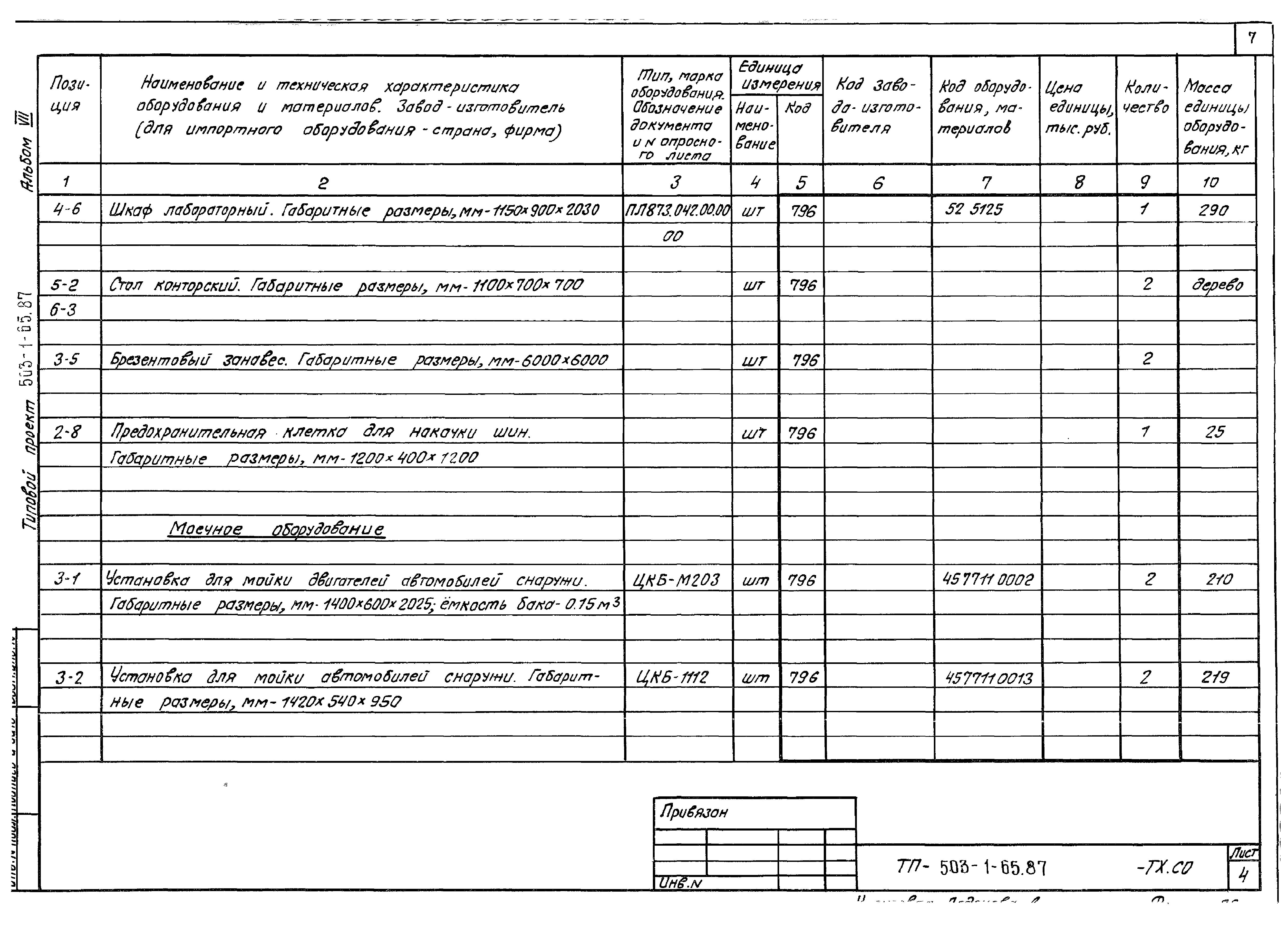 Типовой проект 503-1-65.87