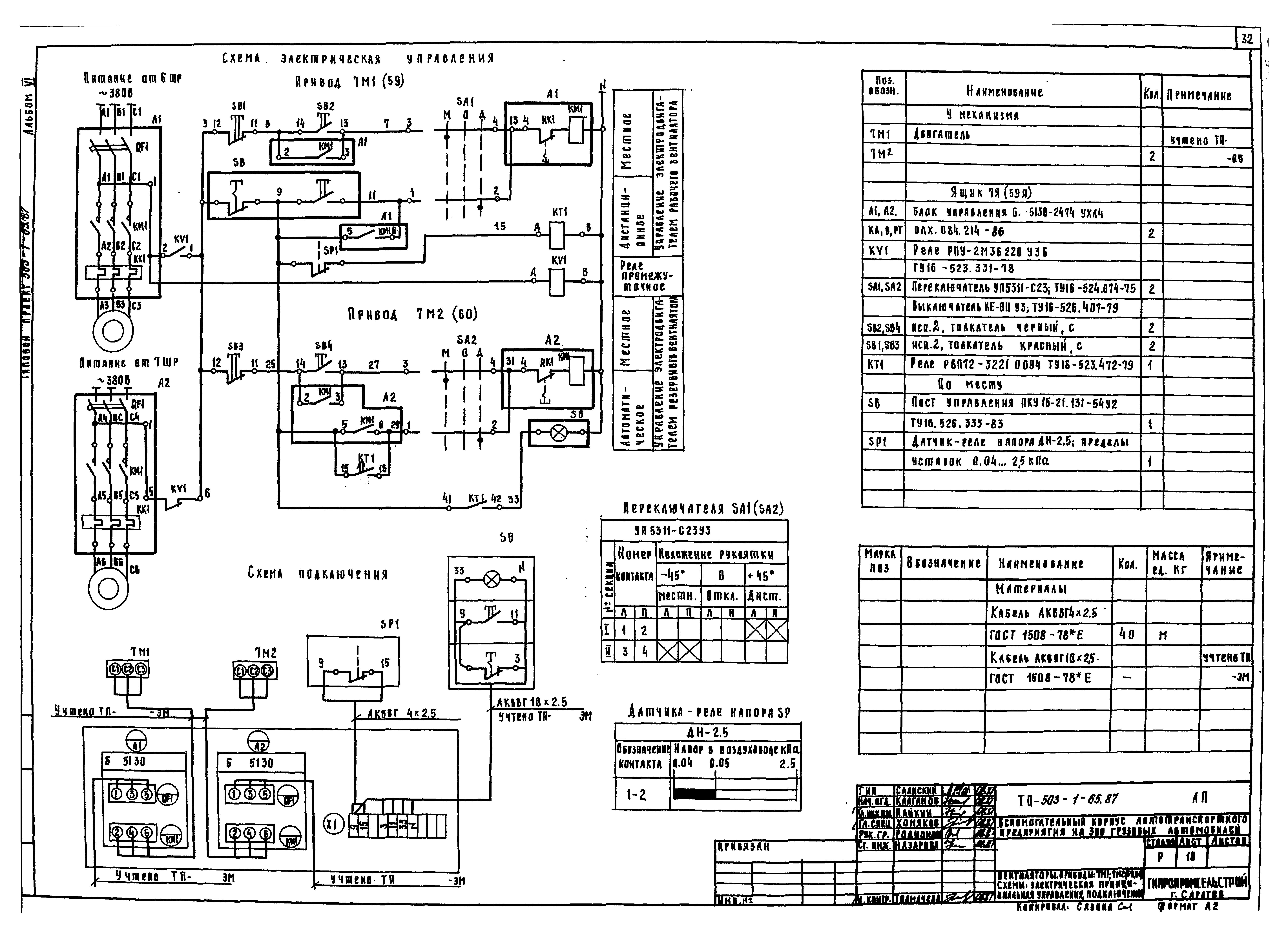 Типовой проект 503-1-65.87