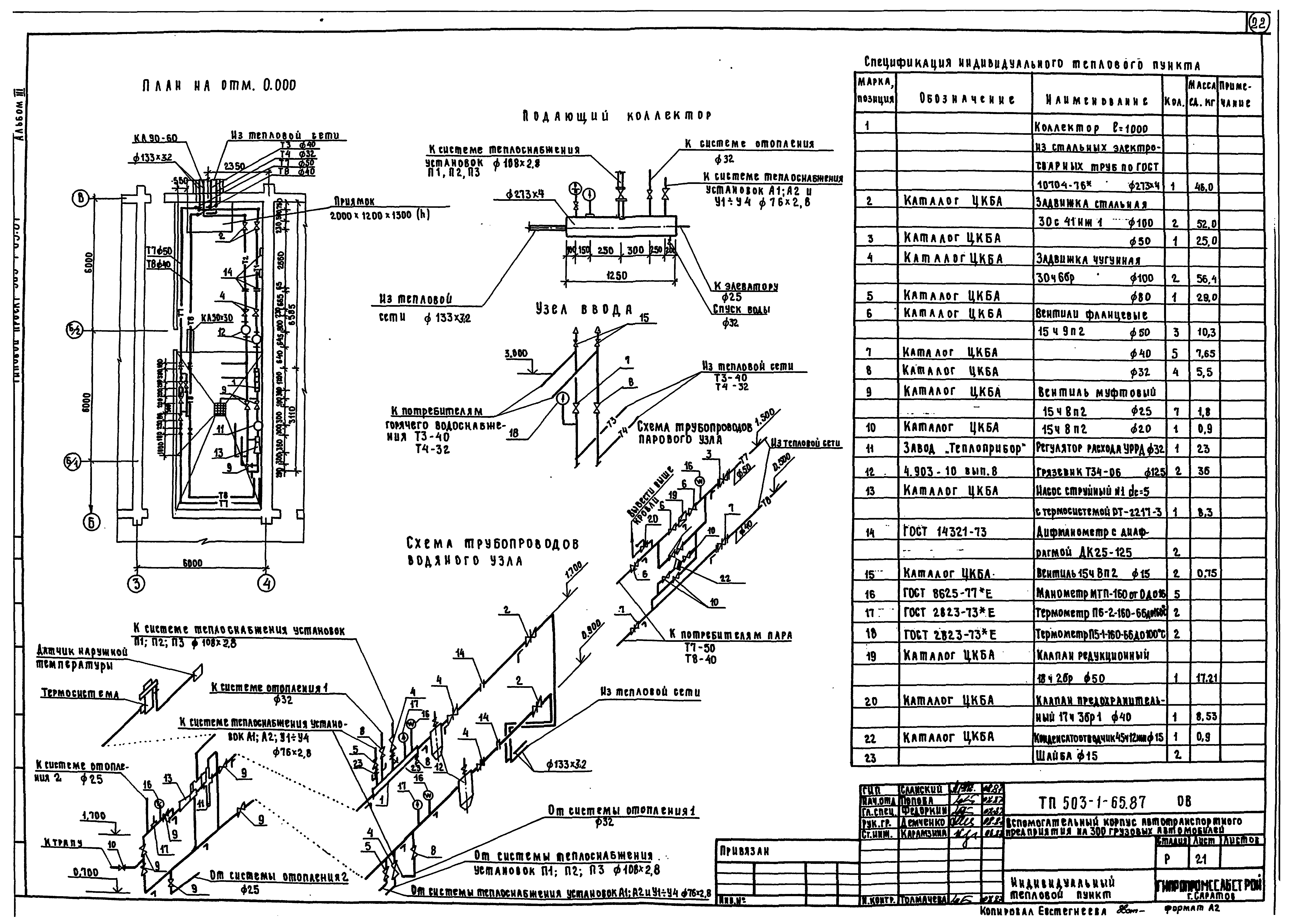 Типовой проект 503-1-65.87