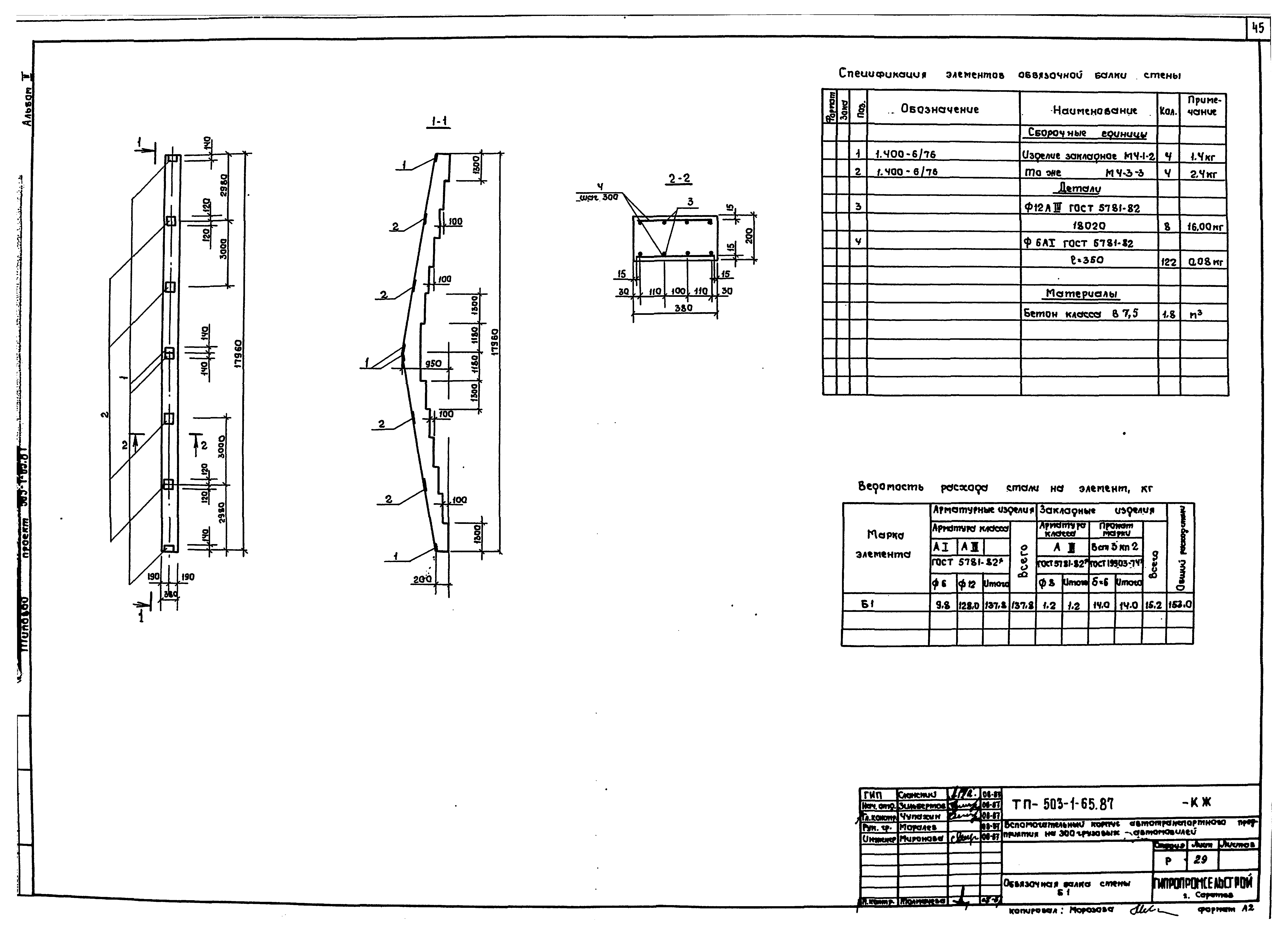 Типовой проект 503-1-65.87
