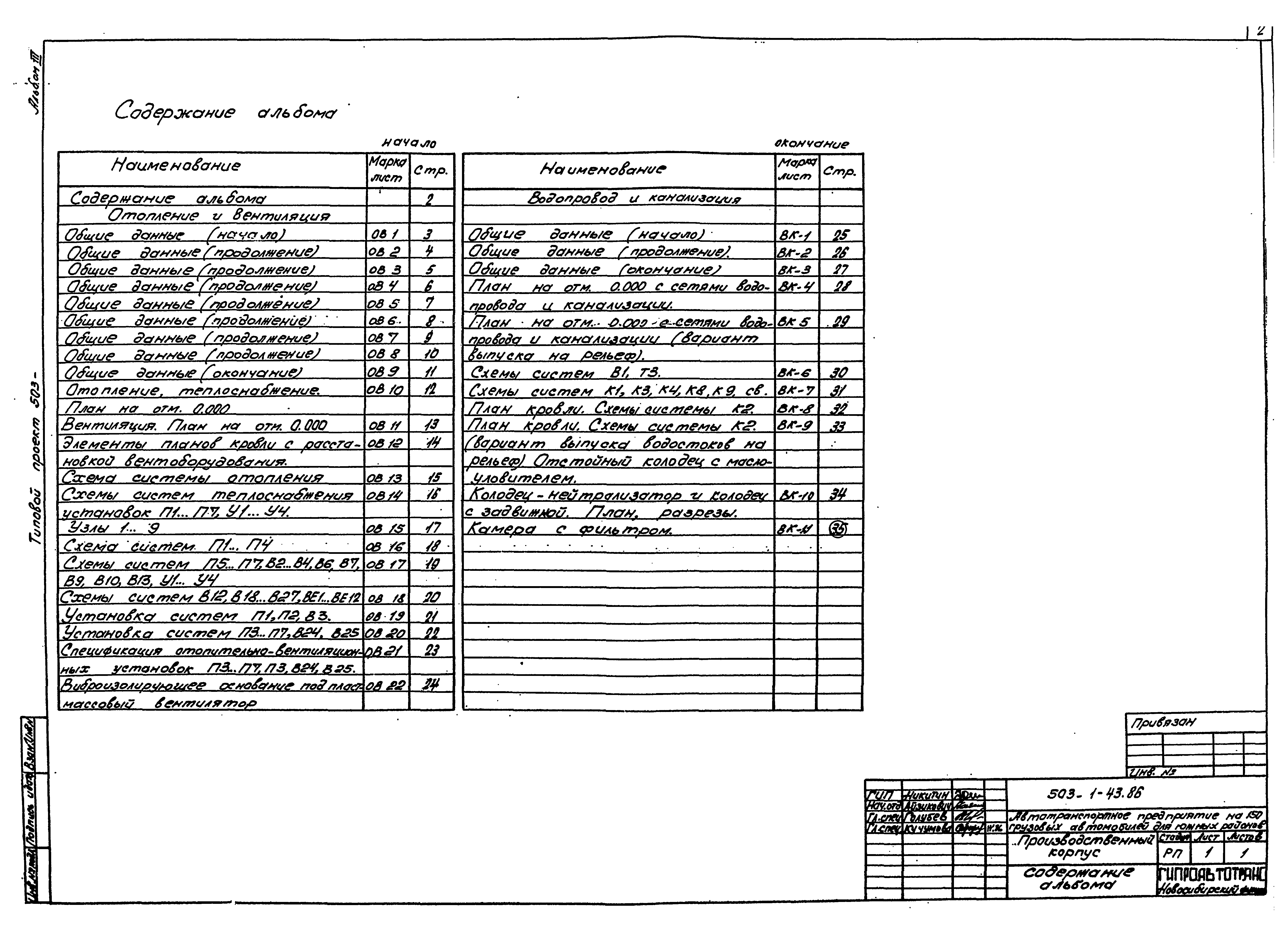 Типовой проект 503-1-43.86