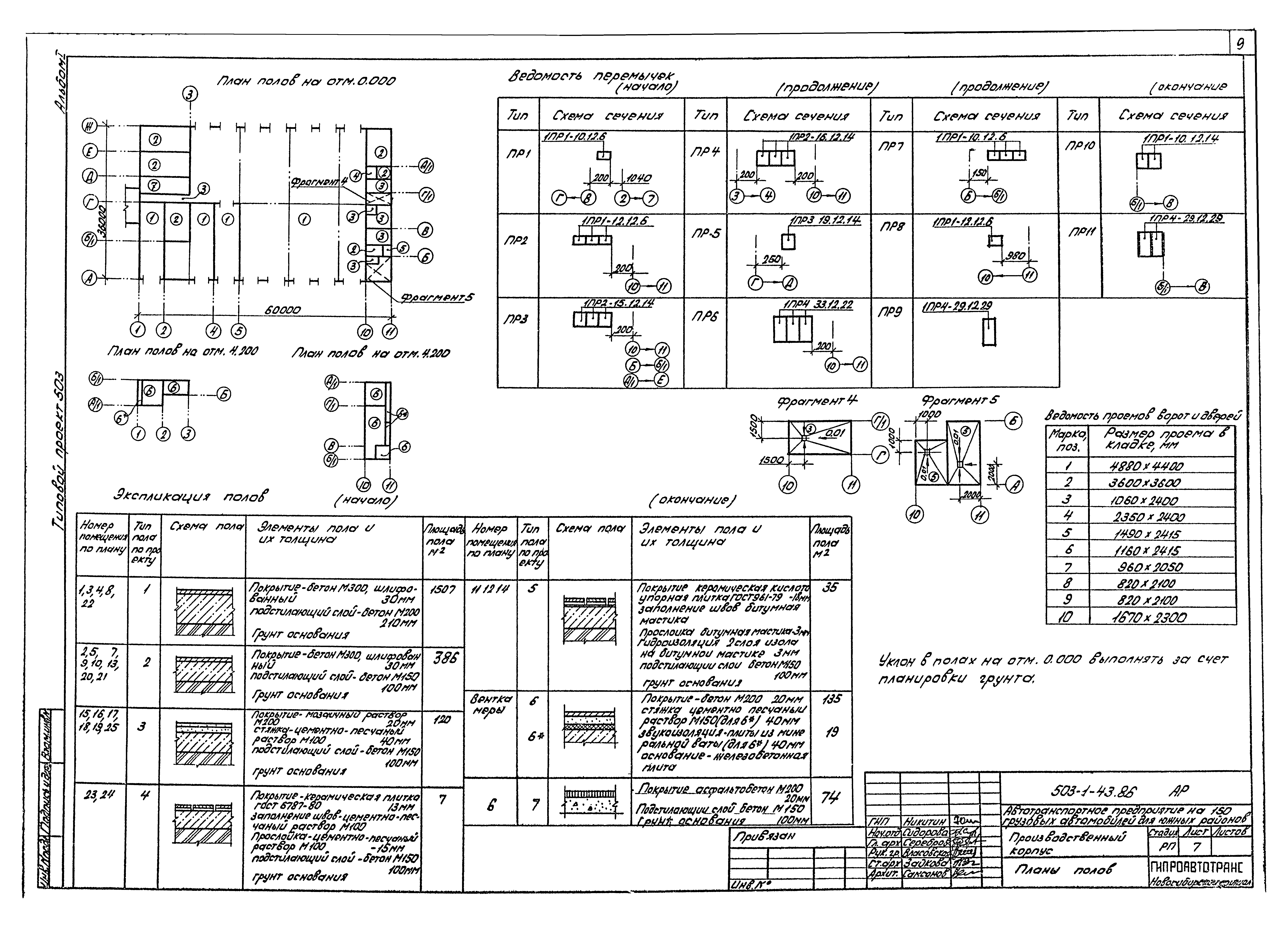 Типовой проект 503-1-43.86