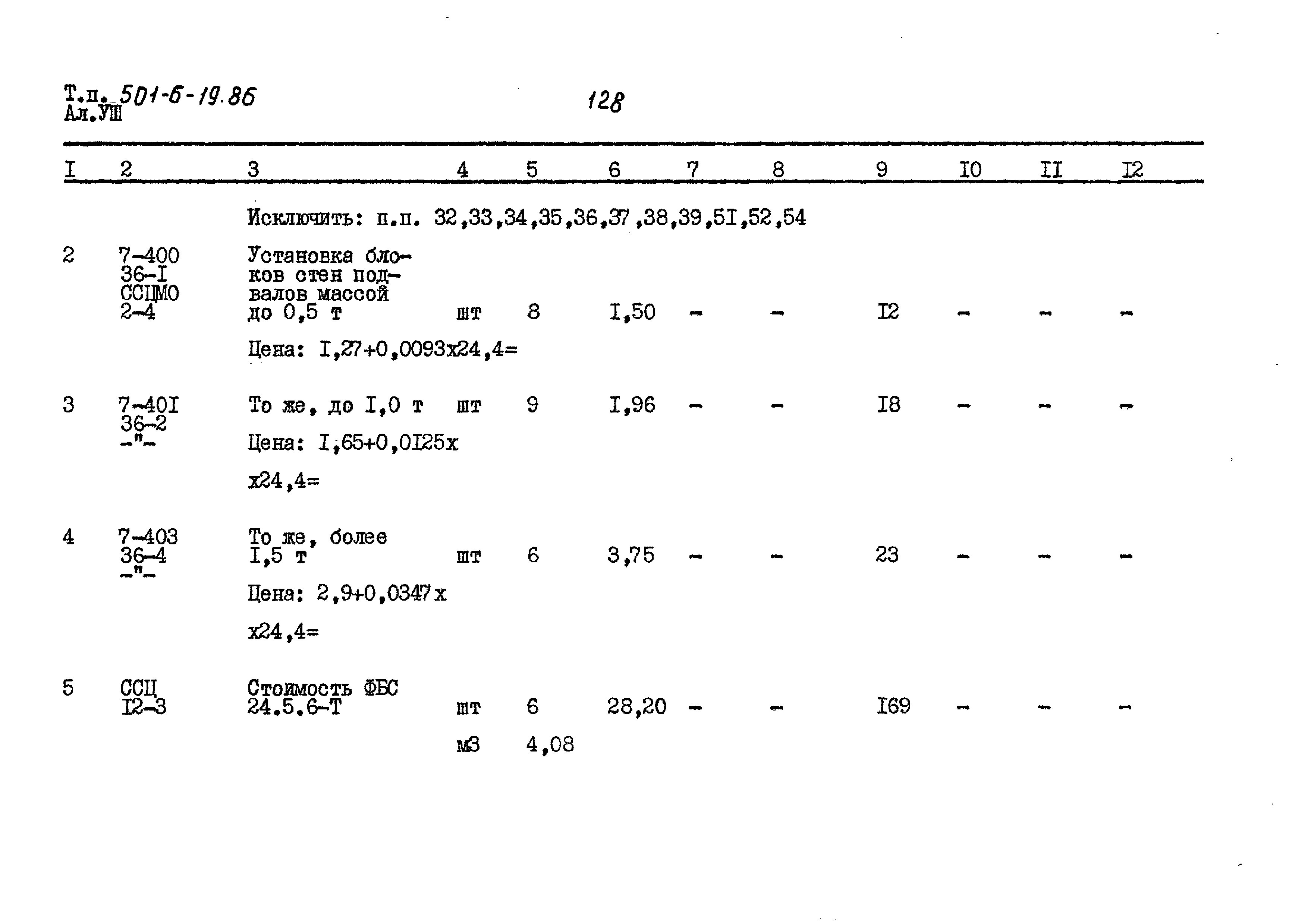 Типовой проект 501-6-19.86