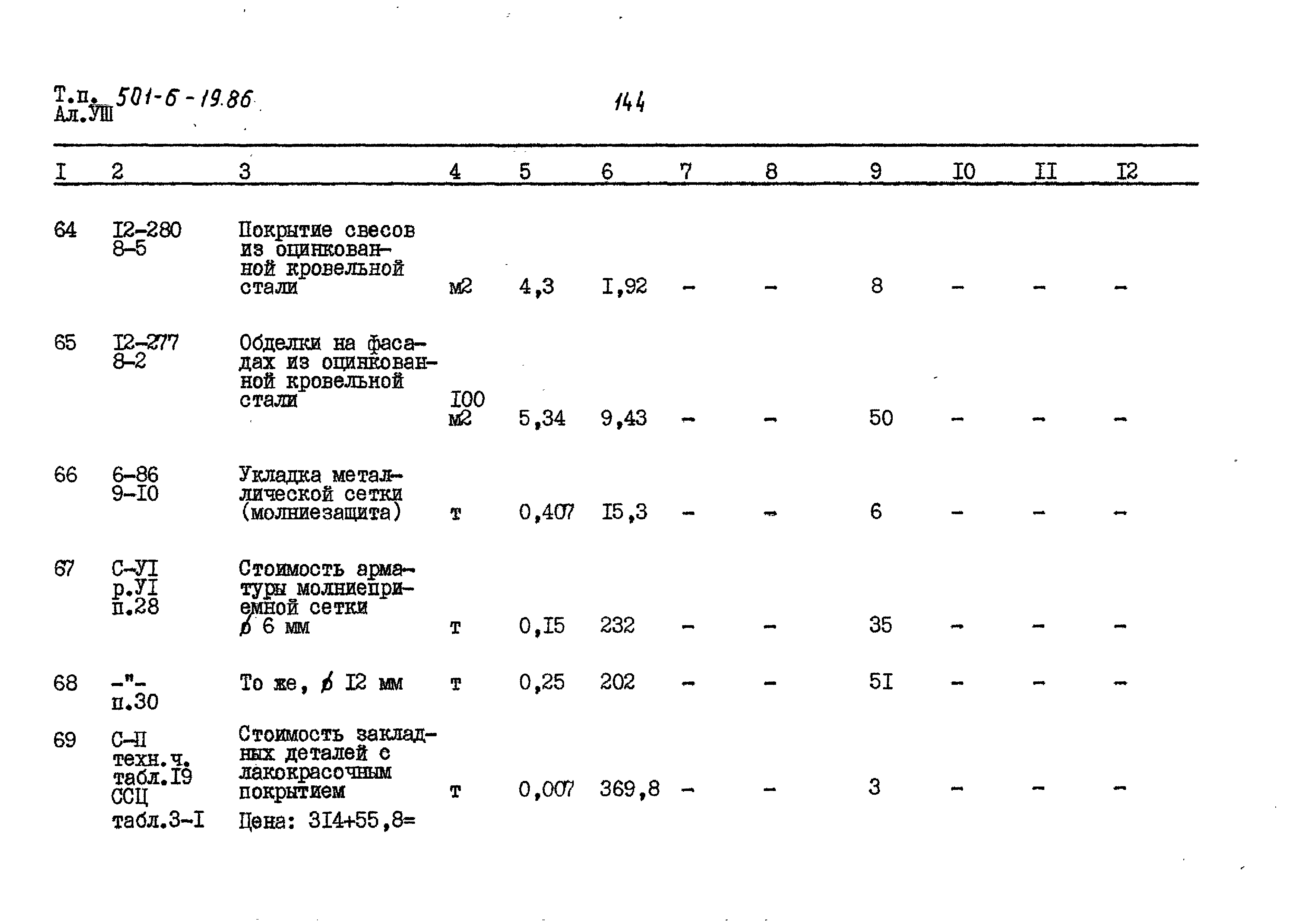 Типовой проект 501-6-19.86