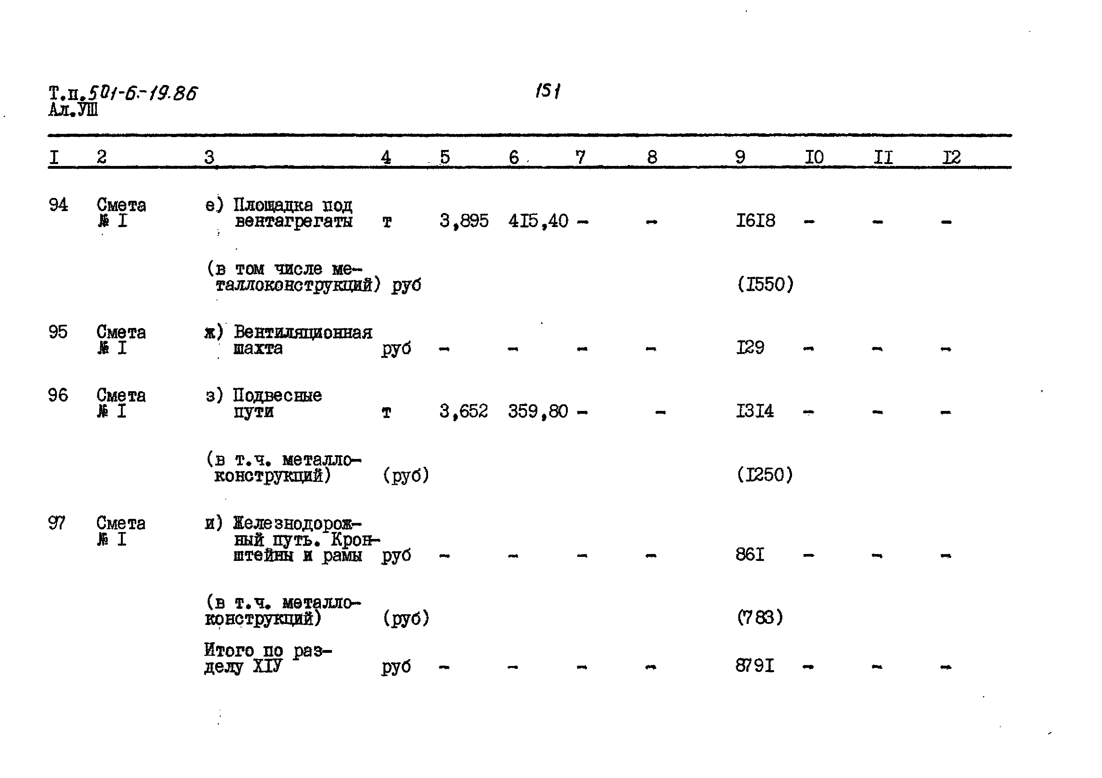 Типовой проект 501-6-19.86