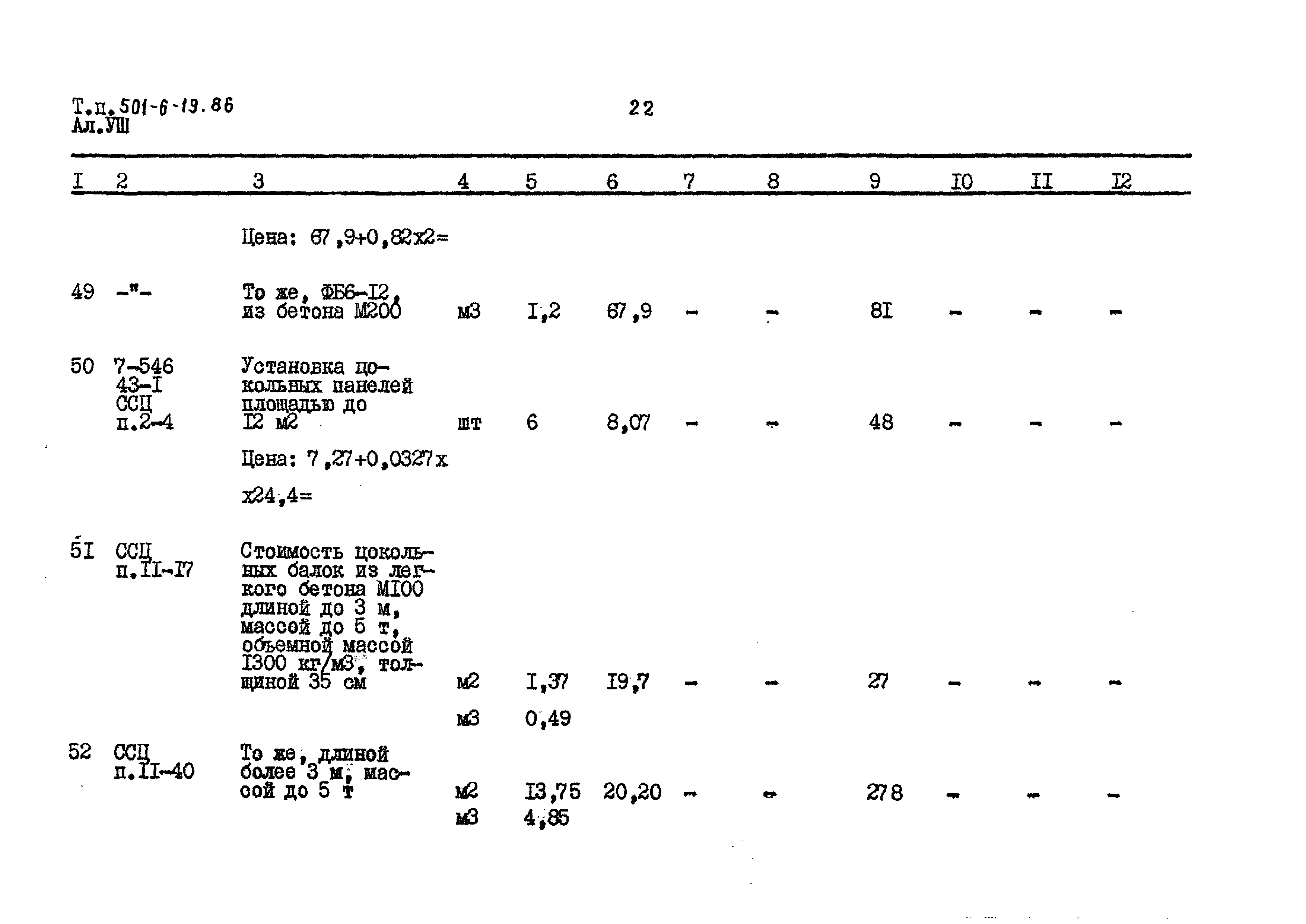 Типовой проект 501-6-19.86