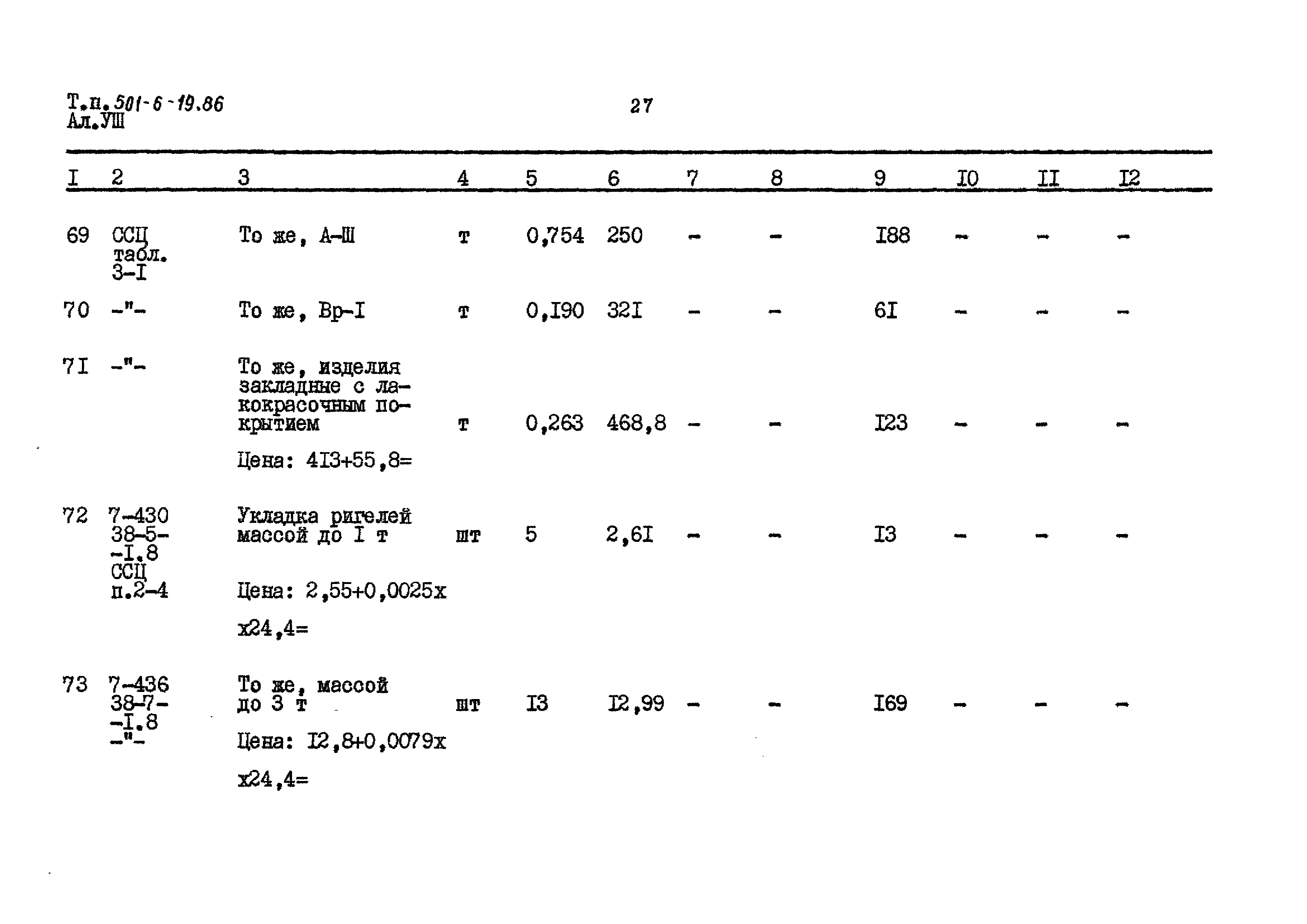 Типовой проект 501-6-19.86