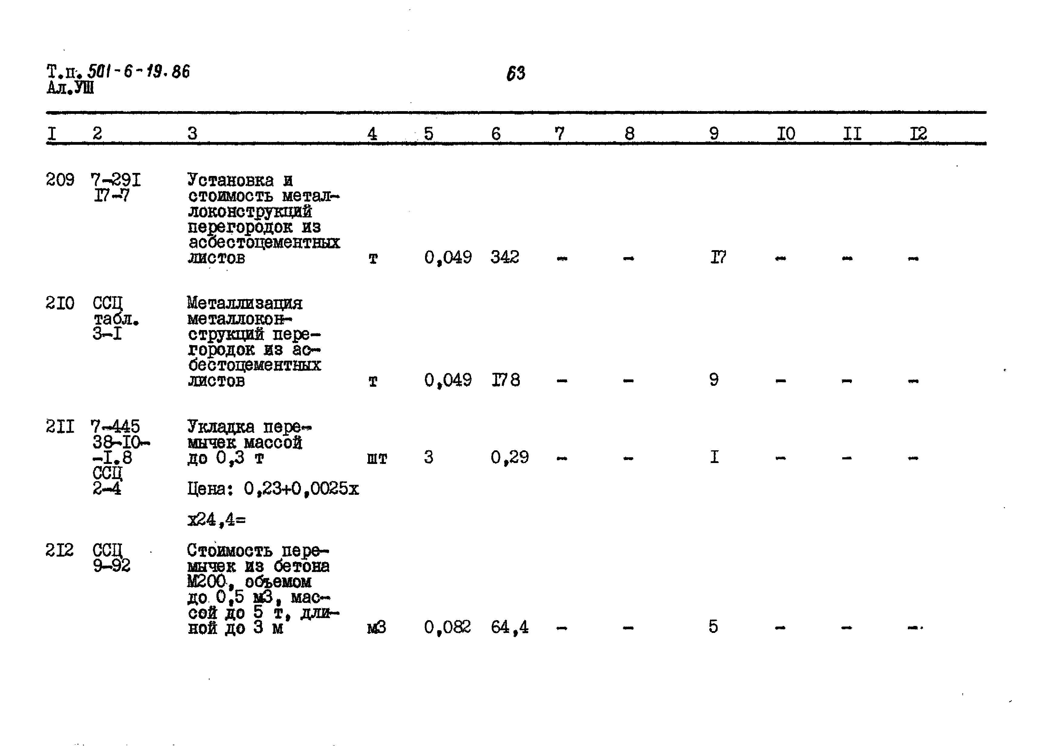 Типовой проект 501-6-19.86