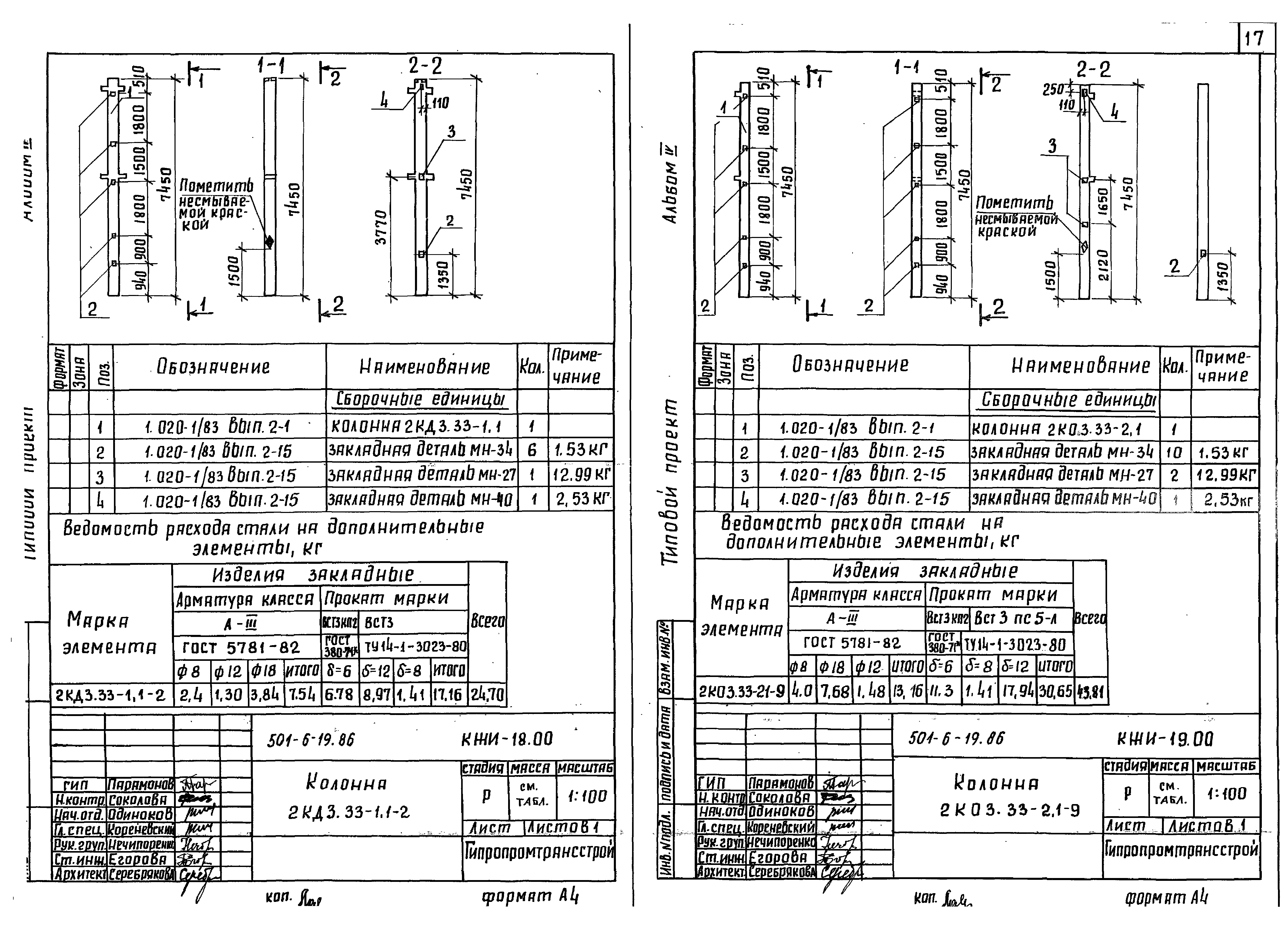 Типовой проект 501-6-19.86