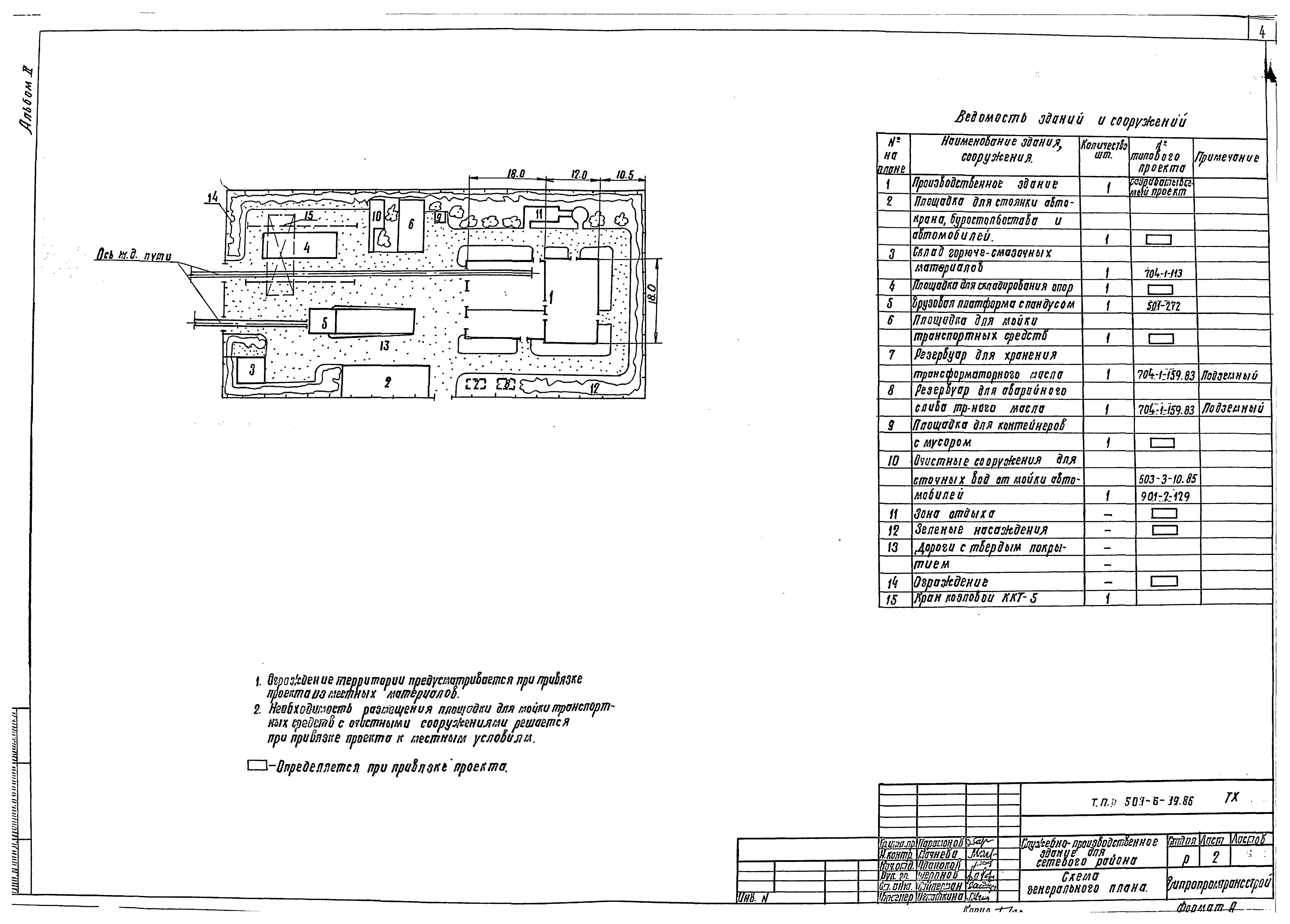 Типовой проект 501-6-19.86