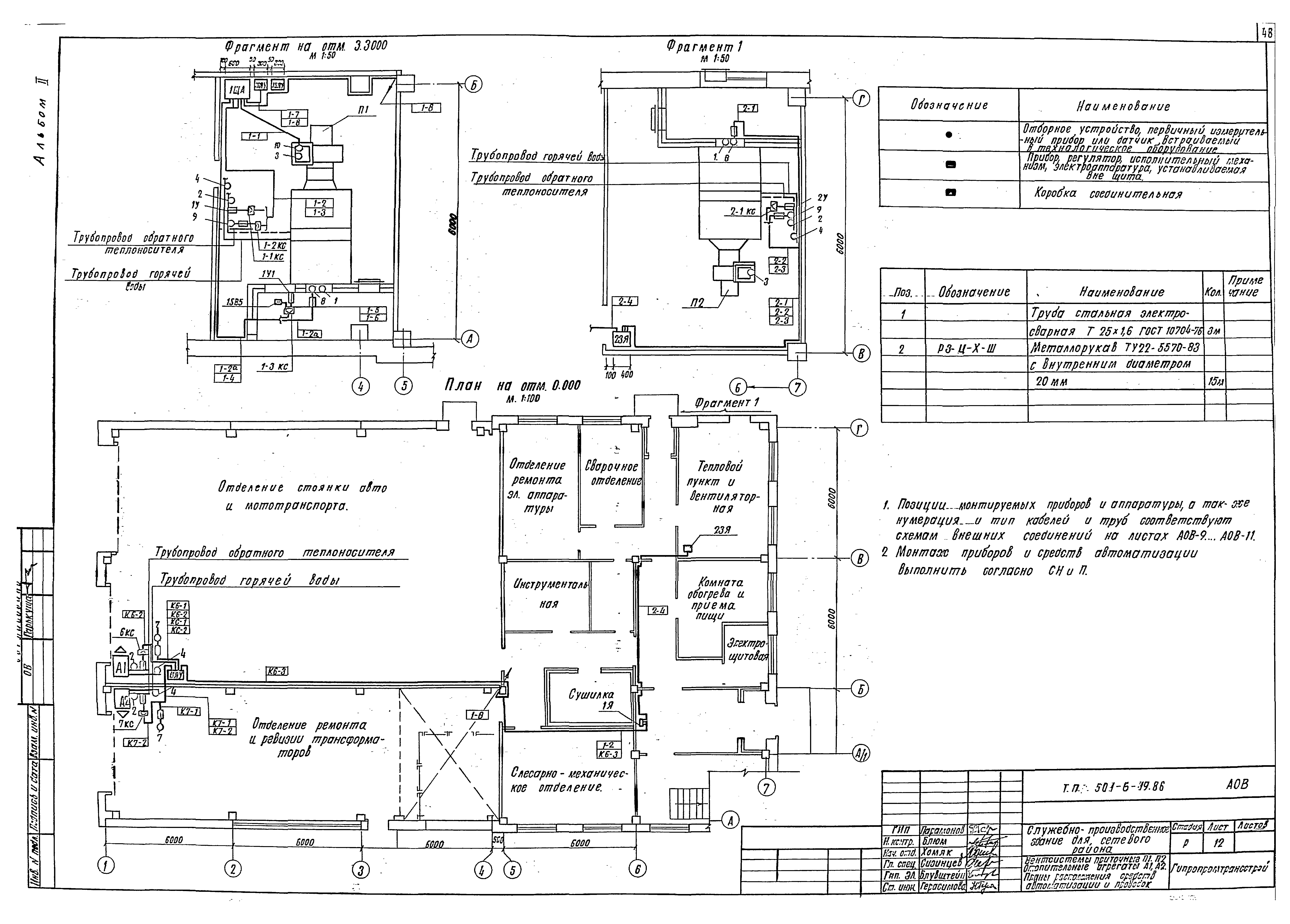 Типовой проект 501-6-19.86