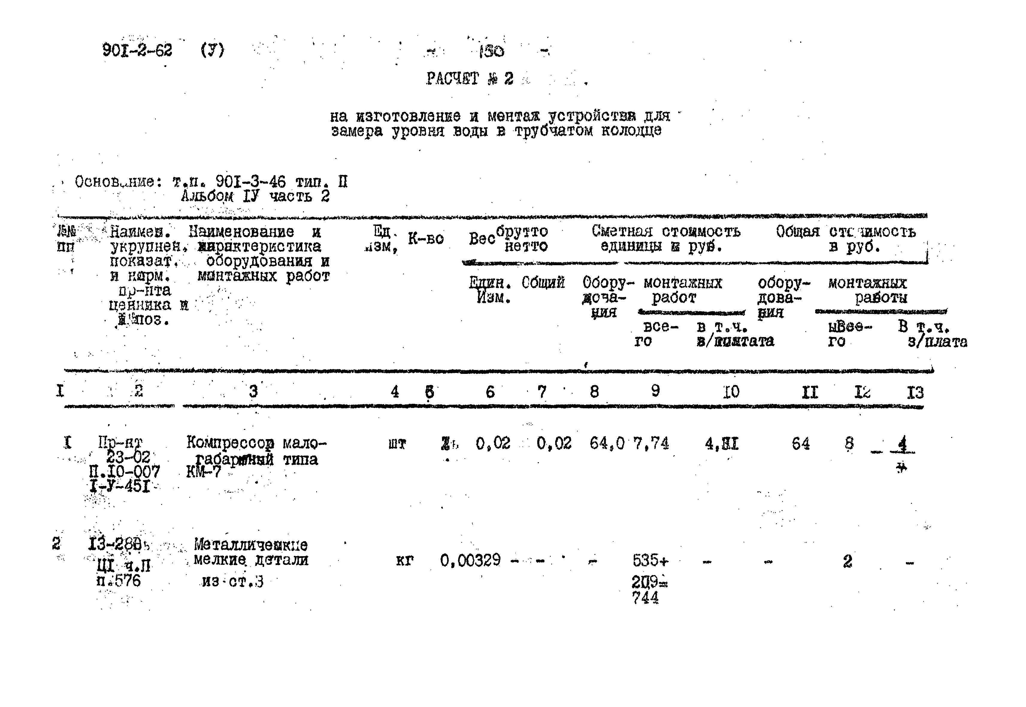 Типовой проект 901-2-62