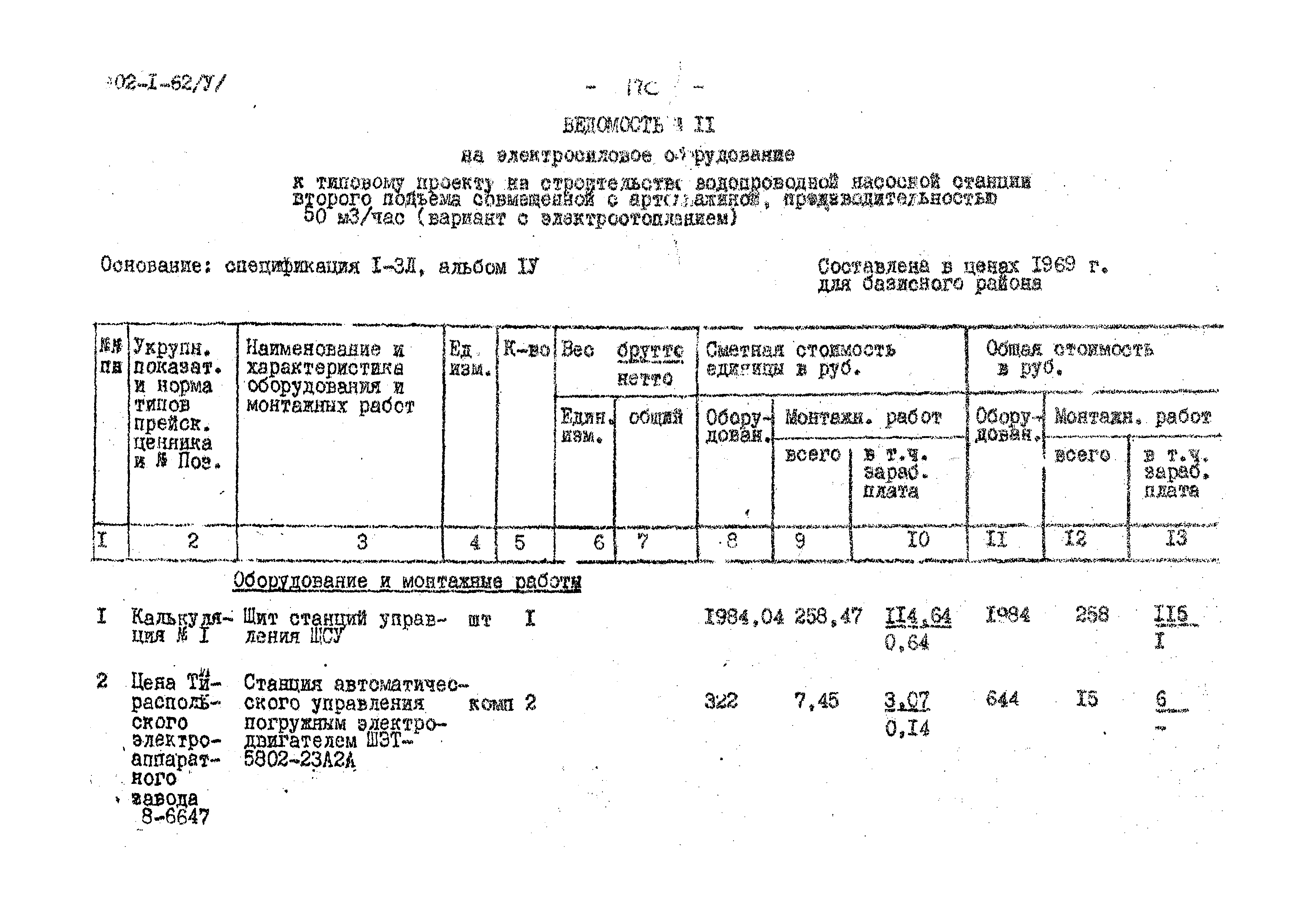 Типовой проект 901-2-62