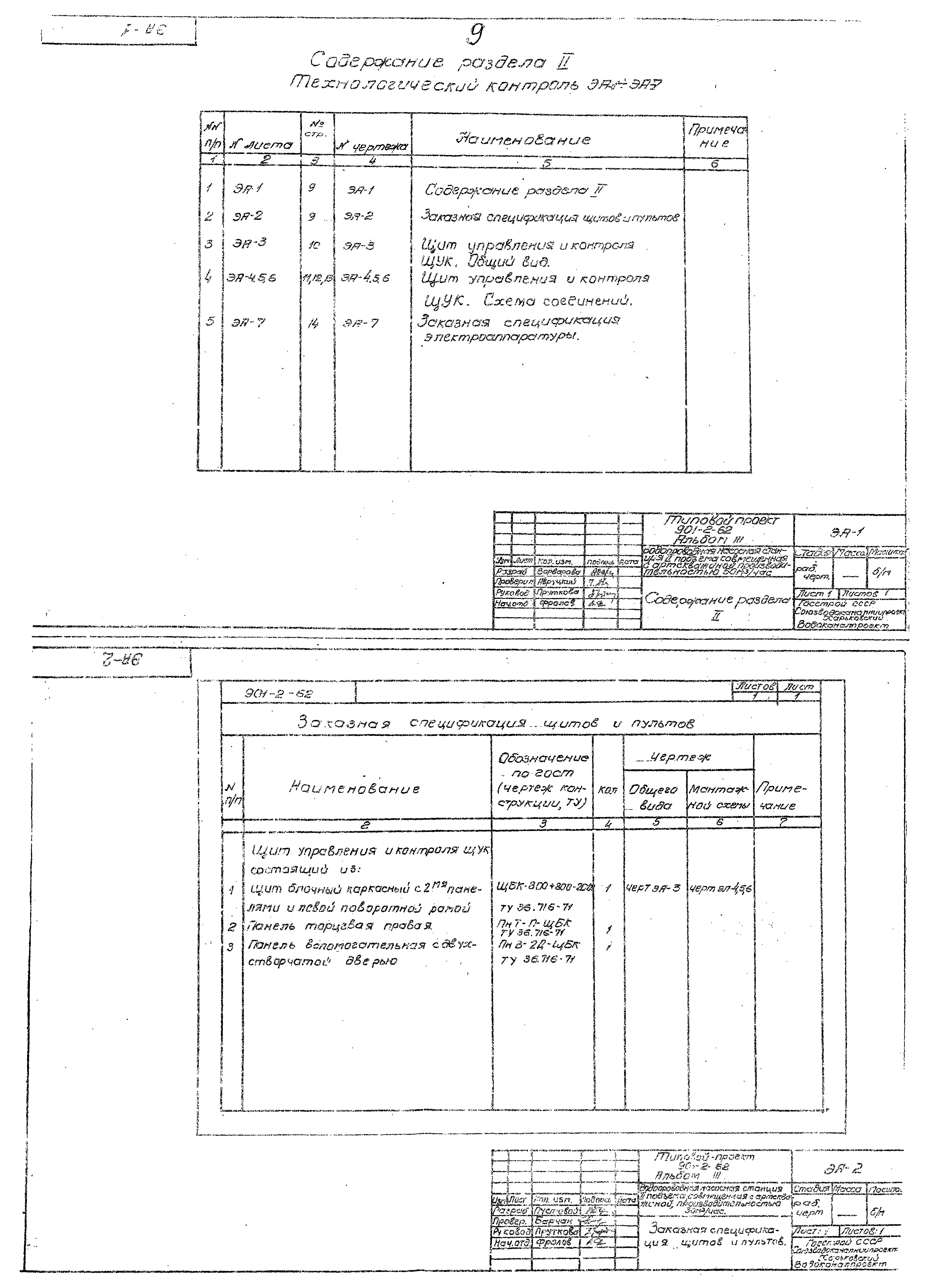 Типовой проект 901-2-62
