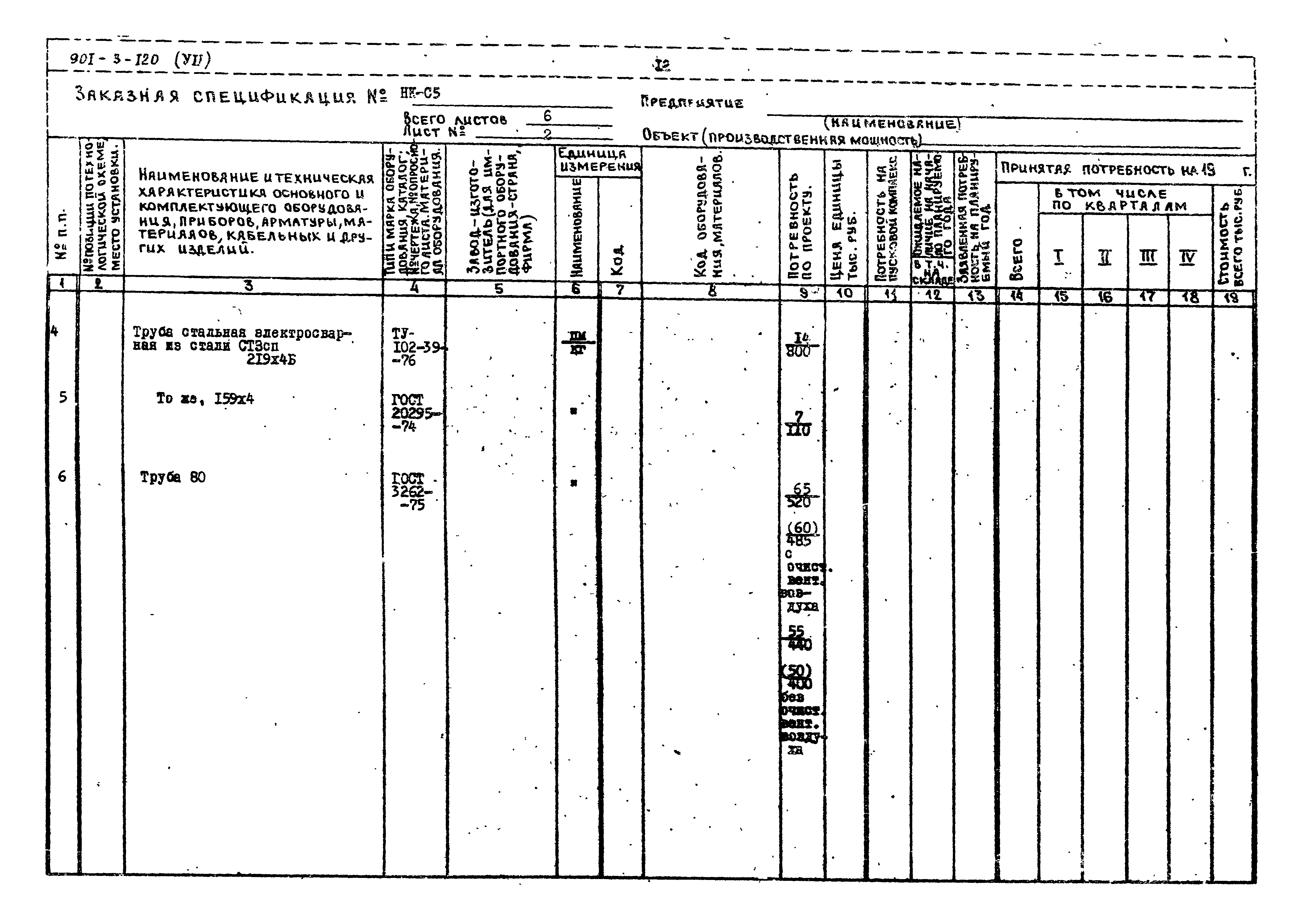 Типовой проект 901-3-120