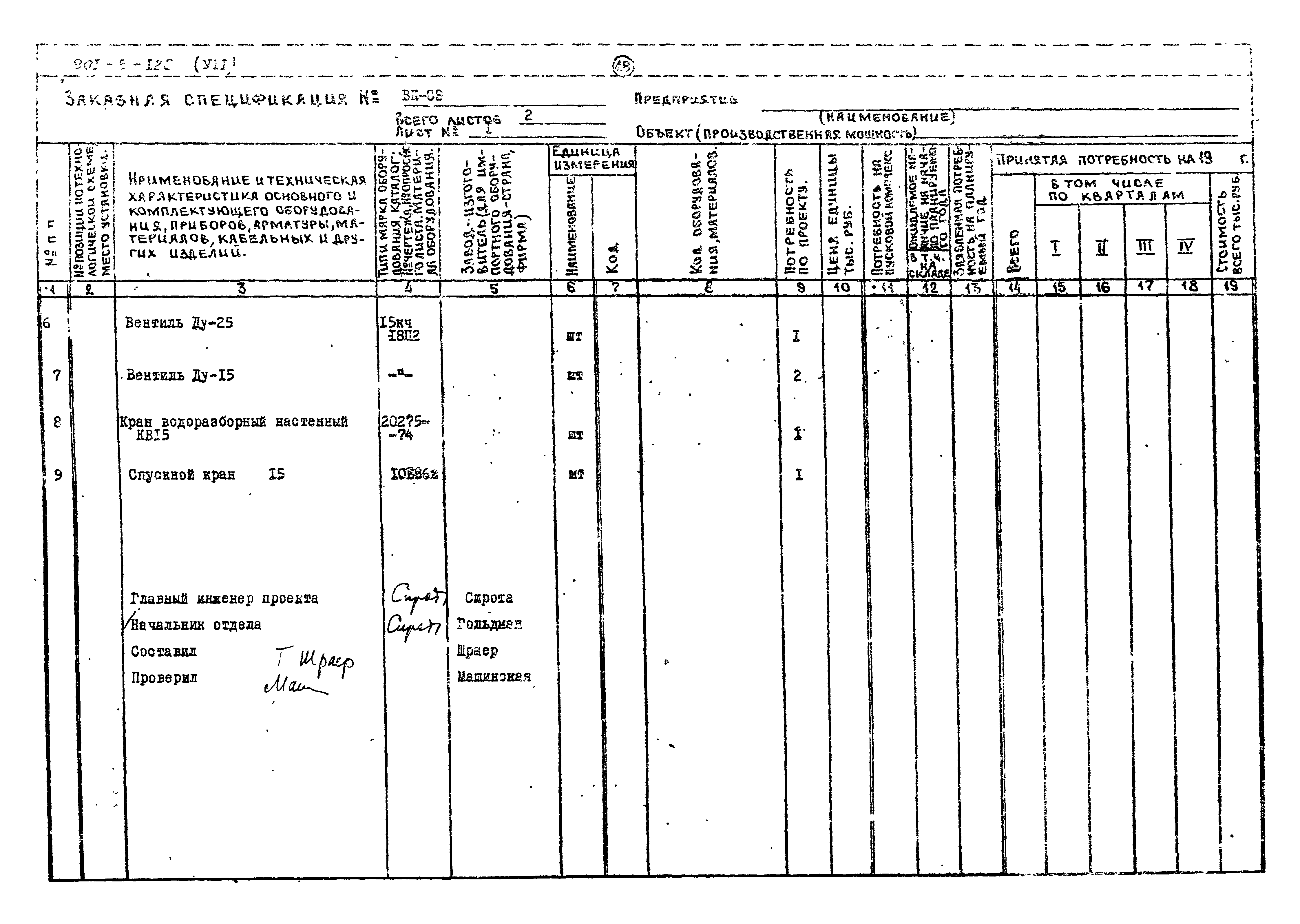 Типовой проект 901-3-120