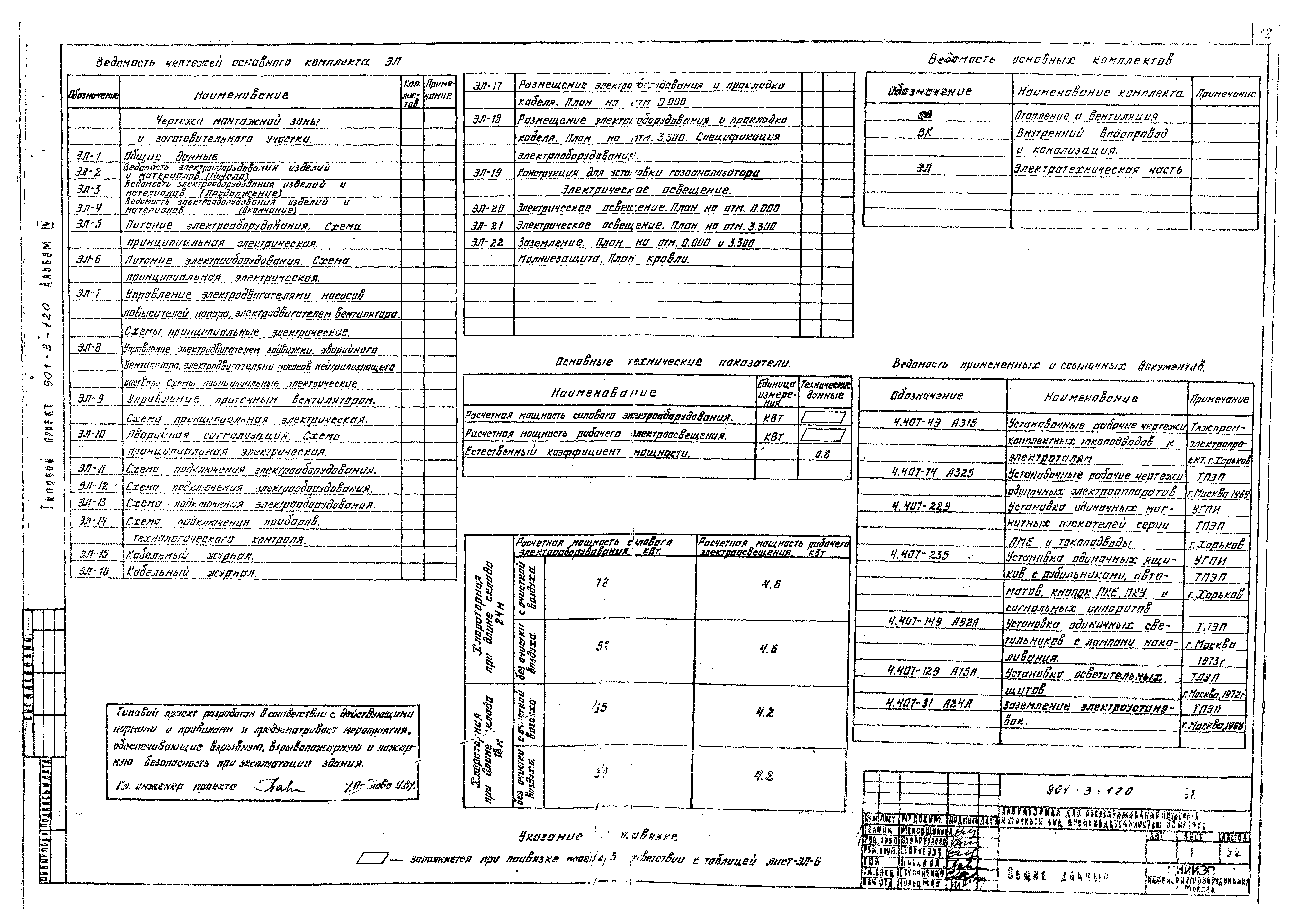 Типовой проект 901-3-120