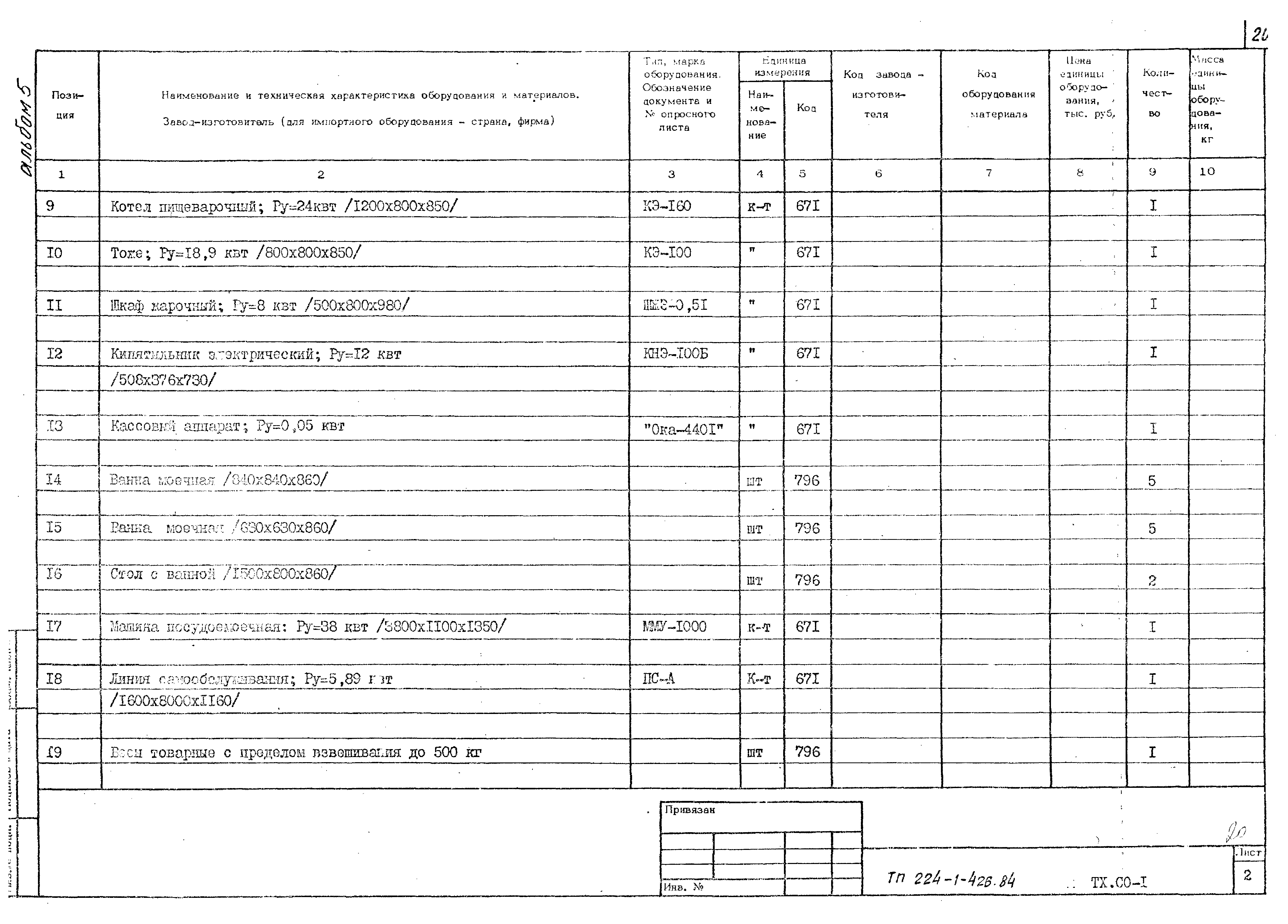 Типовой проект 224-1-426.84