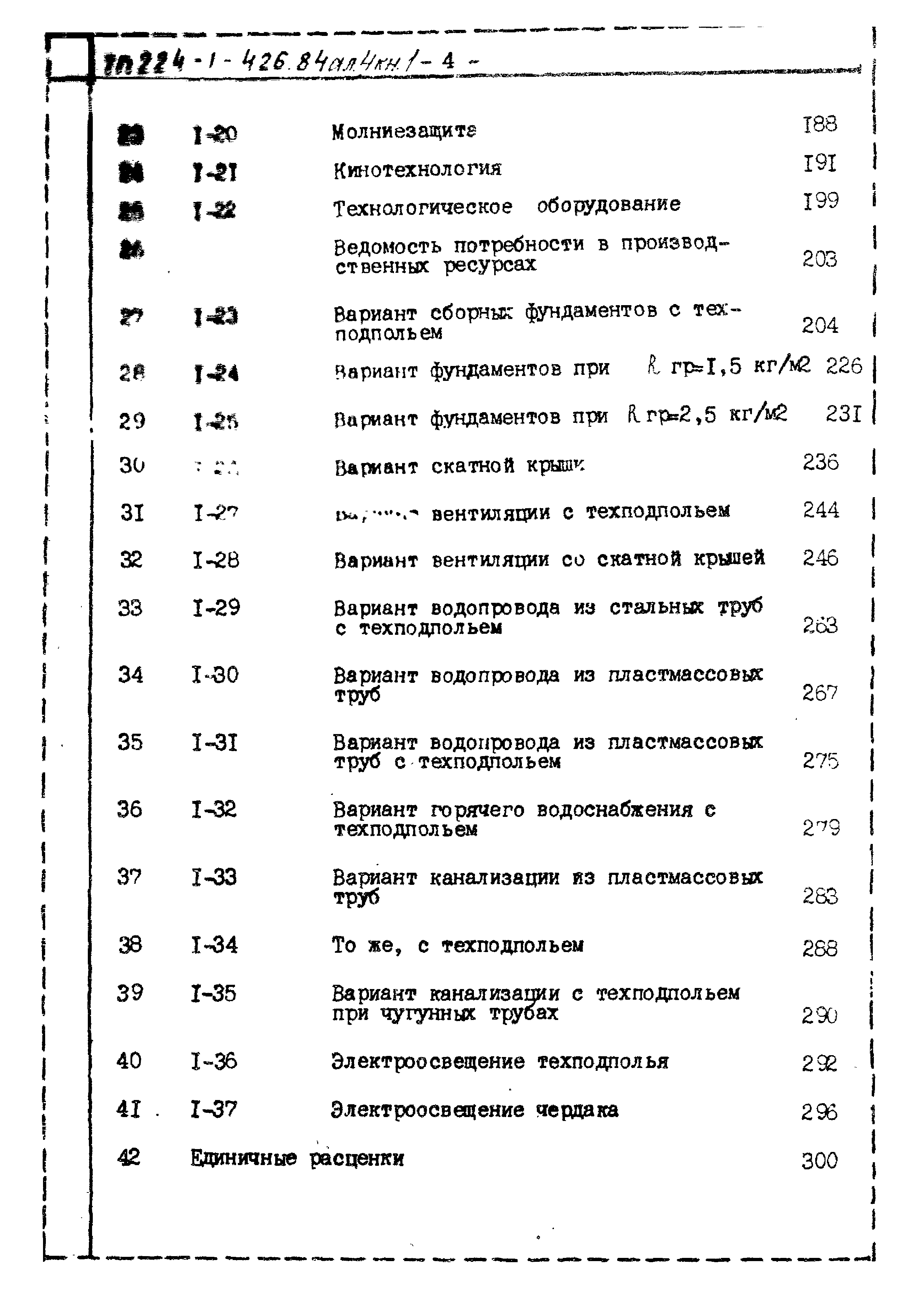 Типовой проект 224-1-426.84