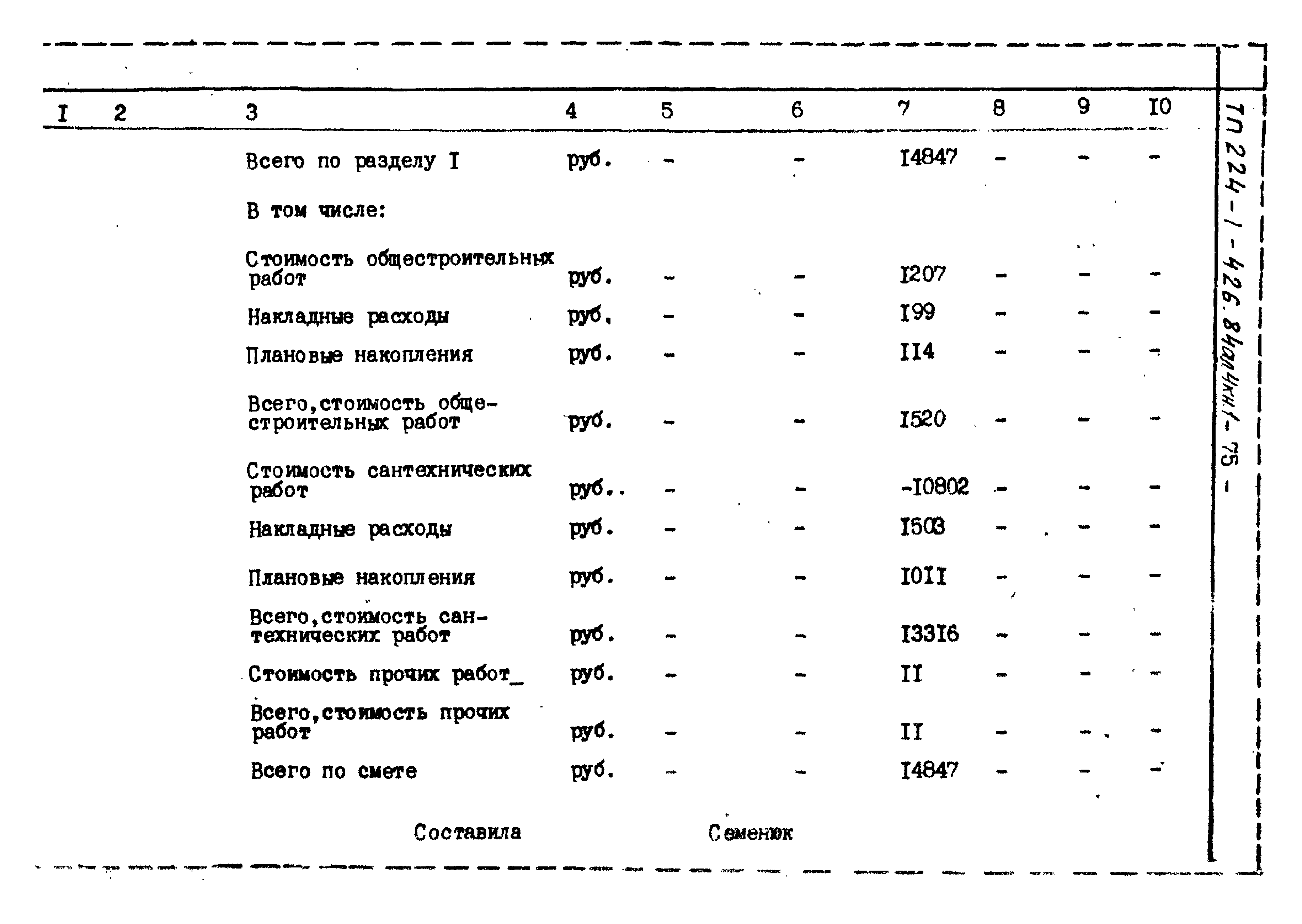 Типовой проект 224-1-426.84