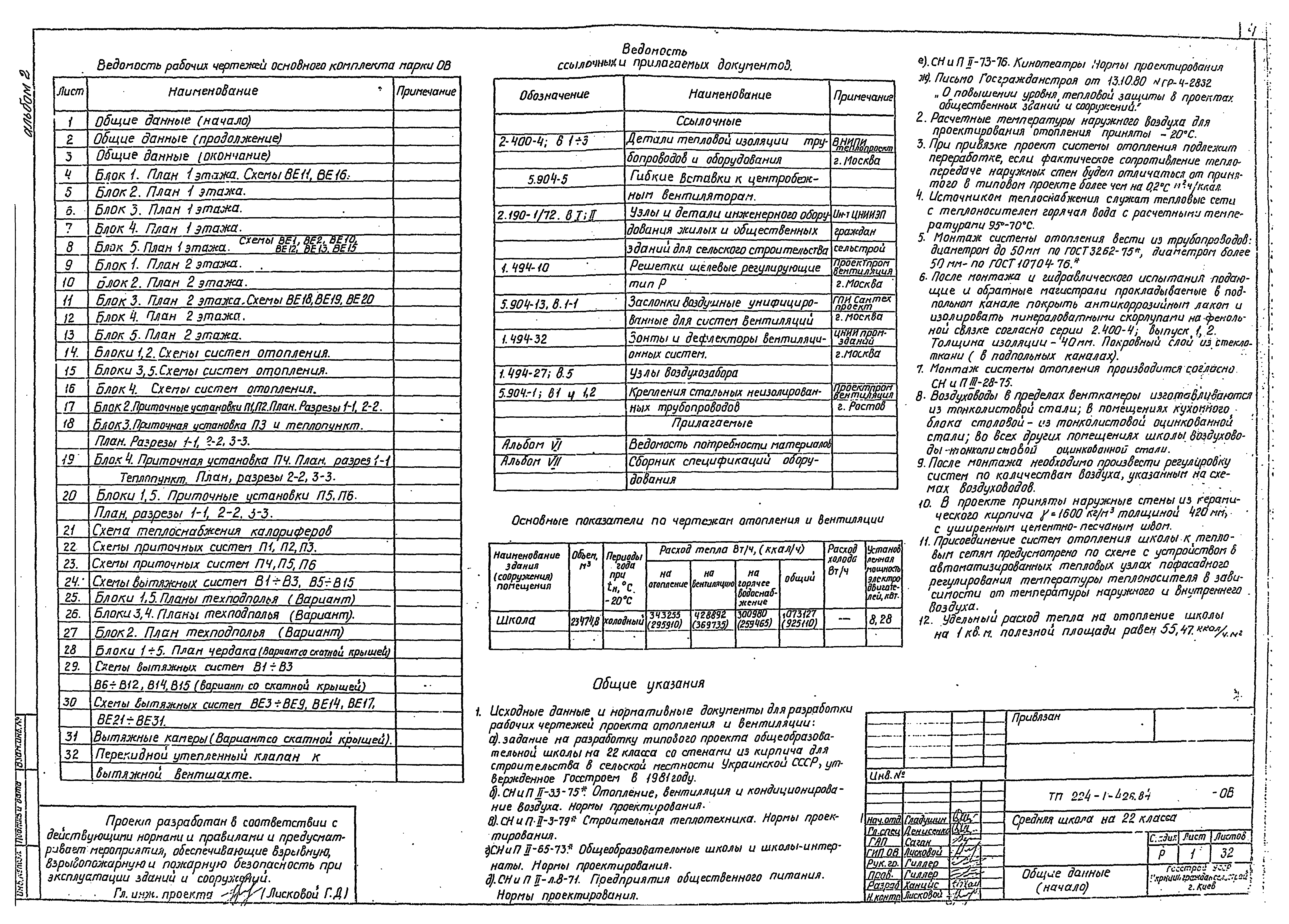 Типовой проект 224-1-426.84