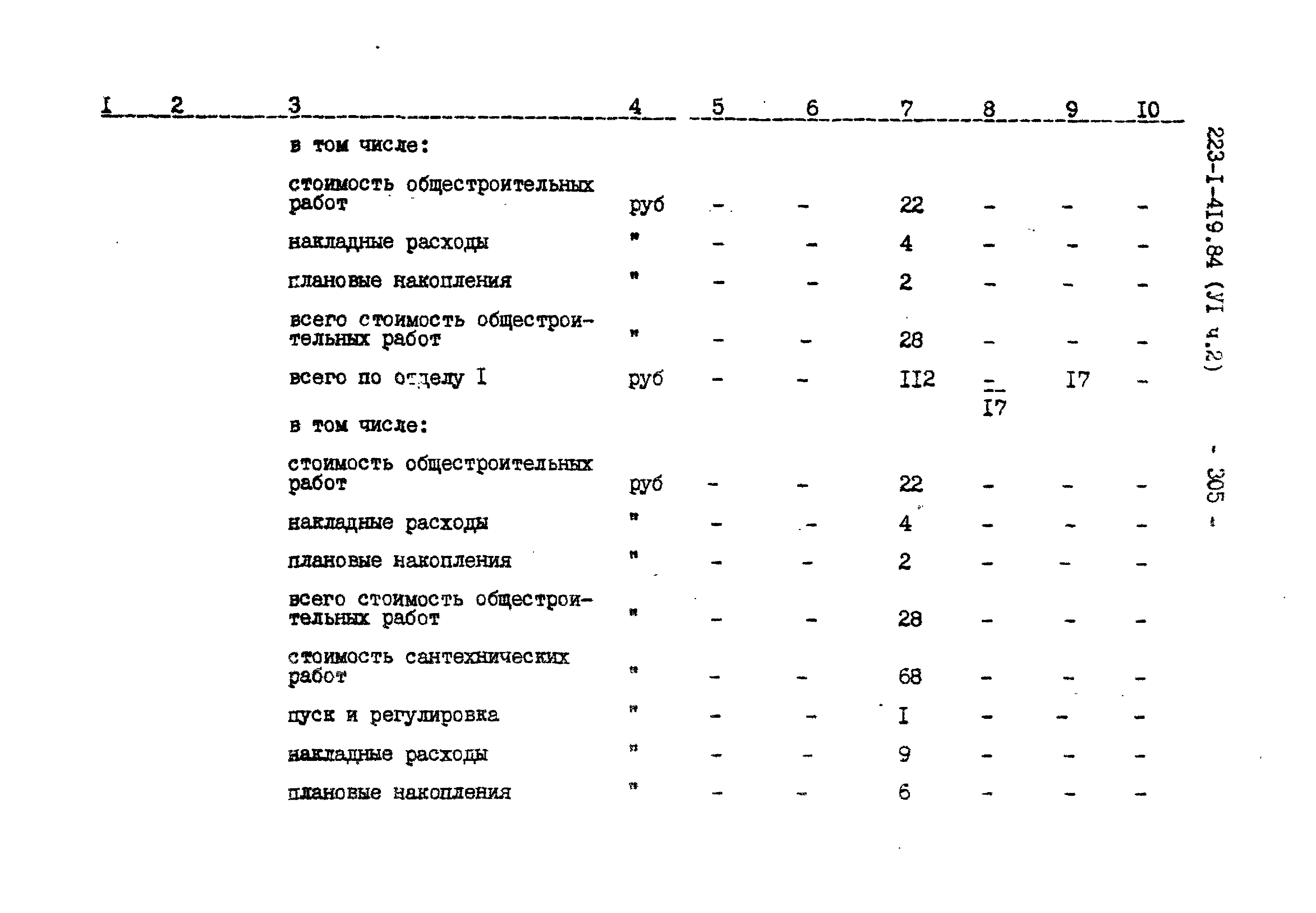 Типовой проект 223-1-419.84