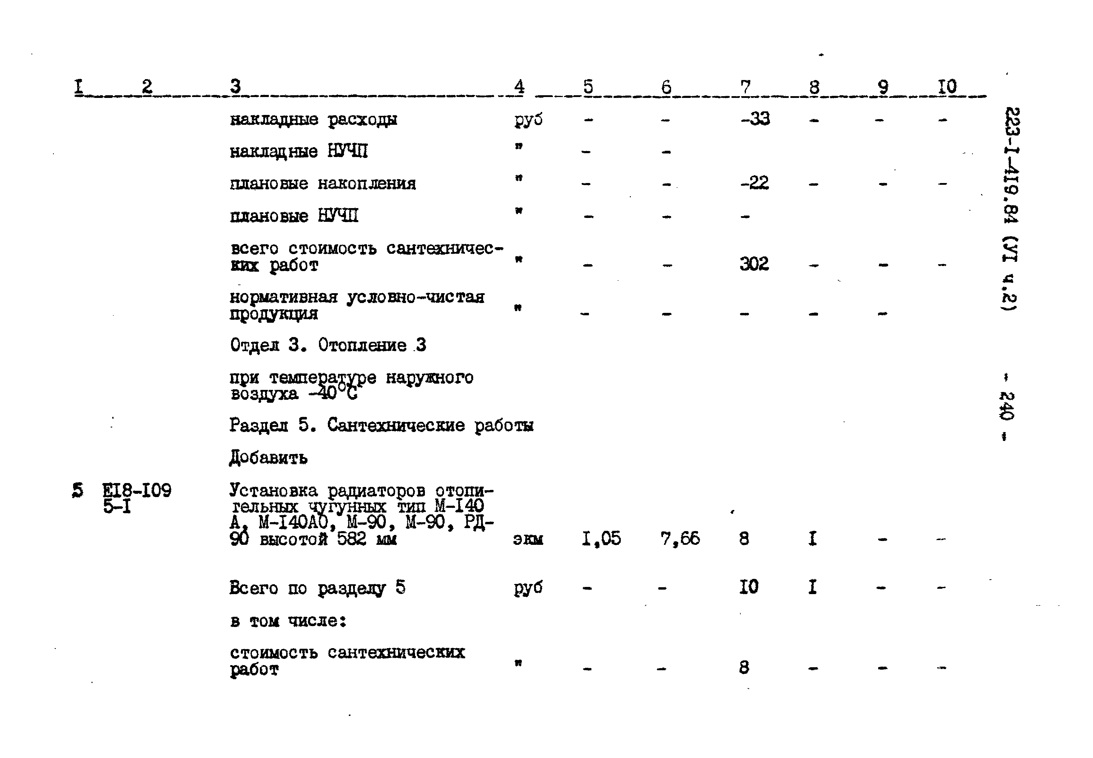 Типовой проект 223-1-419.84
