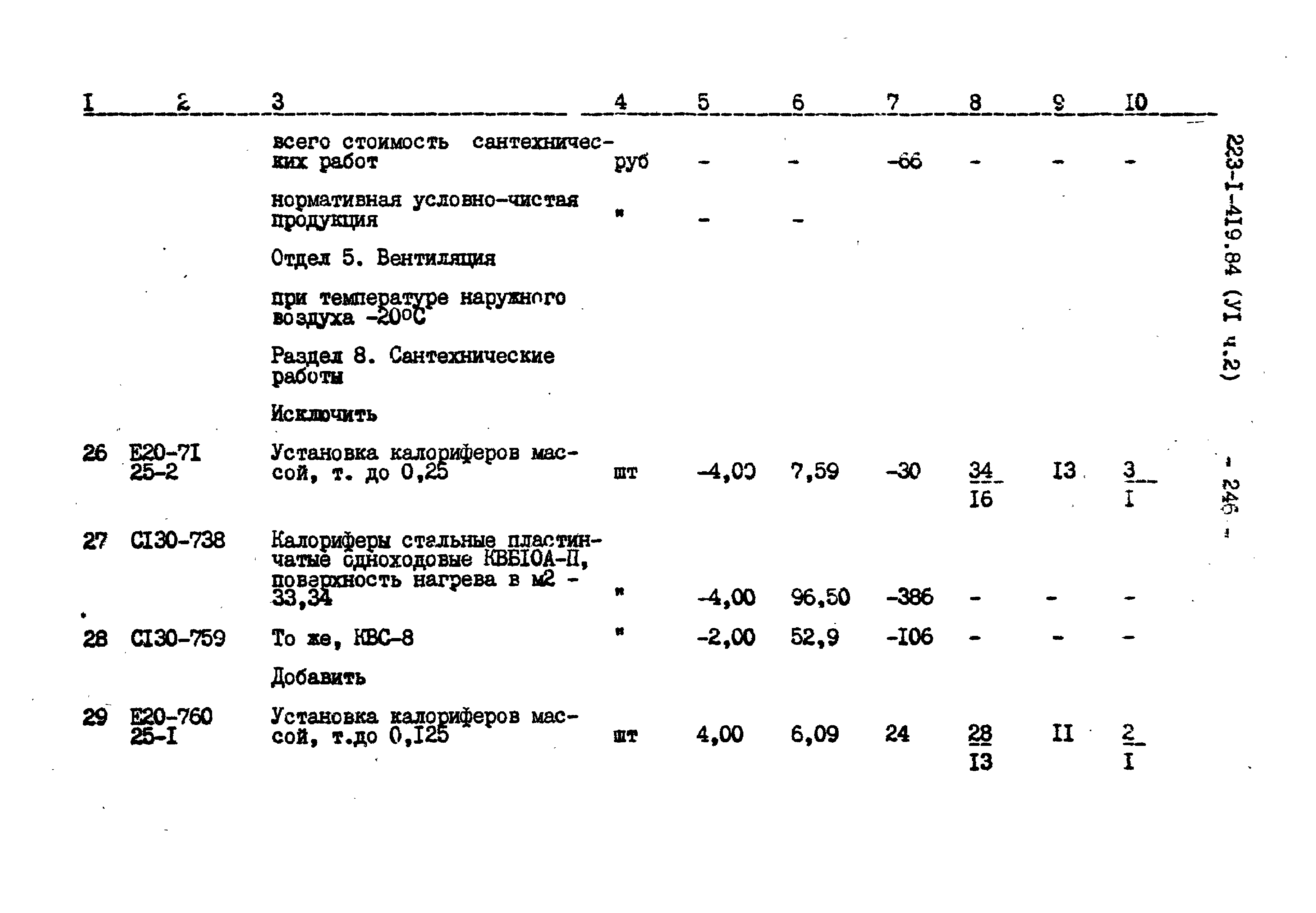 Типовой проект 223-1-419.84