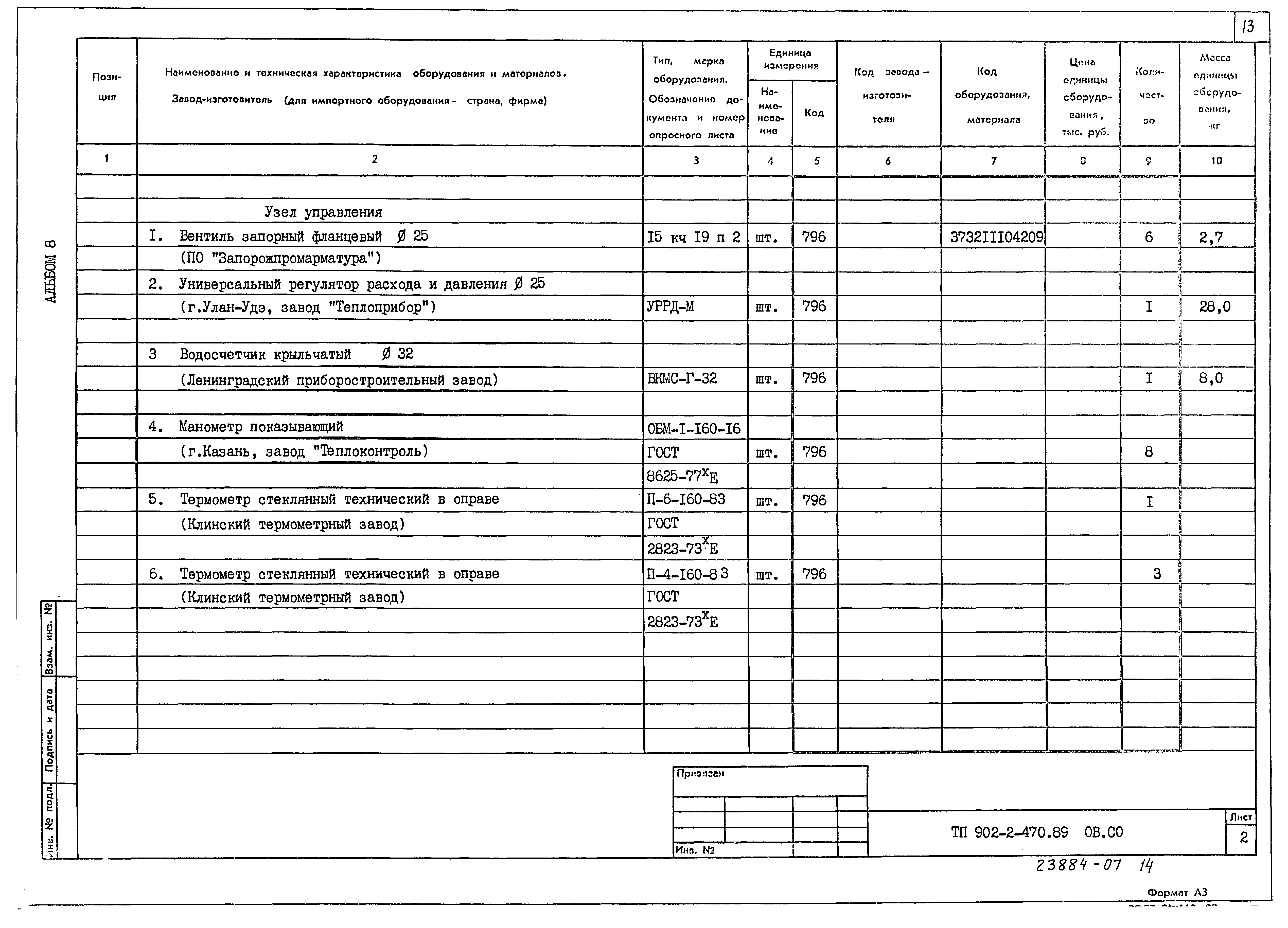 Типовой проект 902-2-470.89