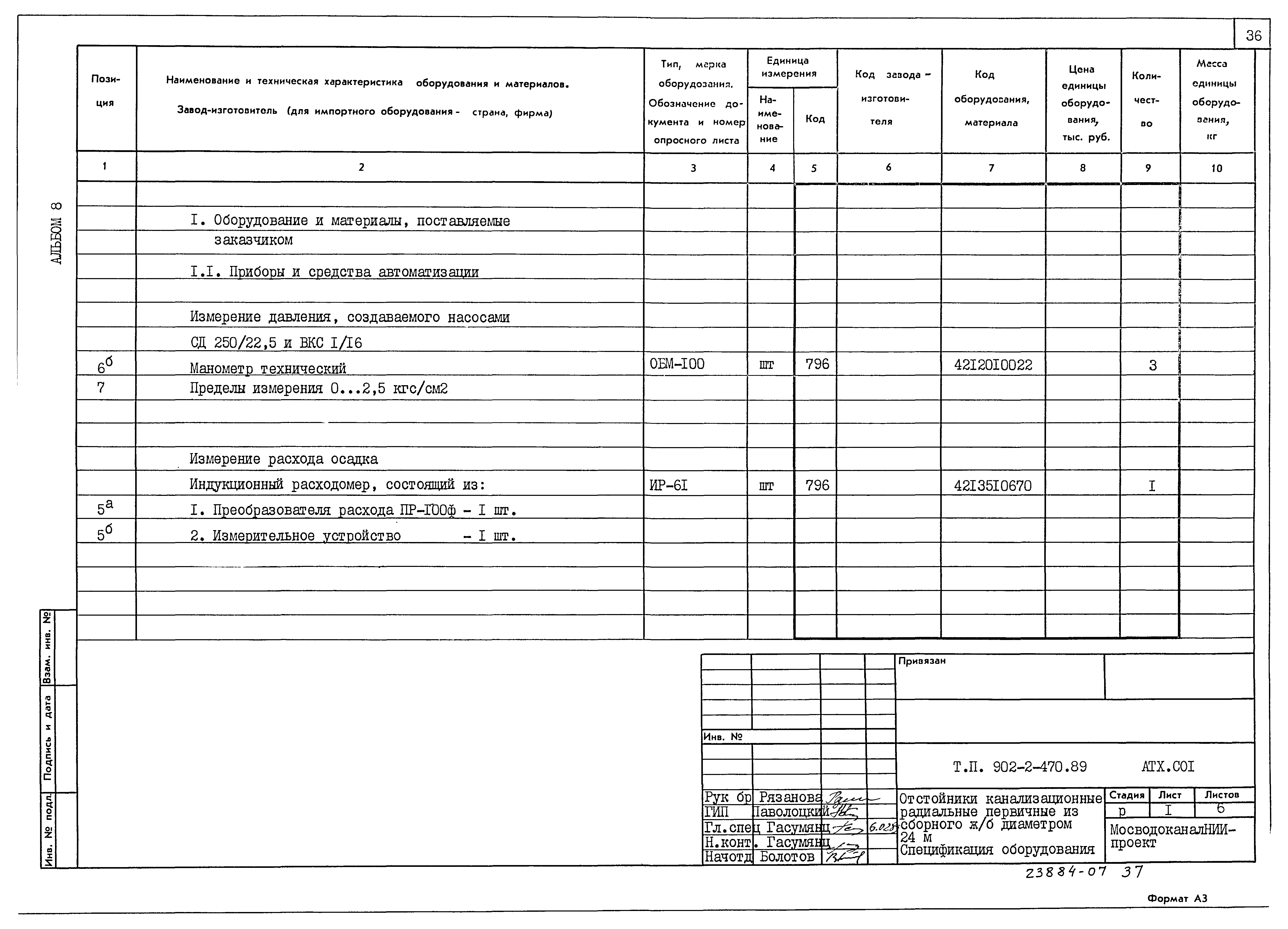 Типовой проект 902-2-470.89