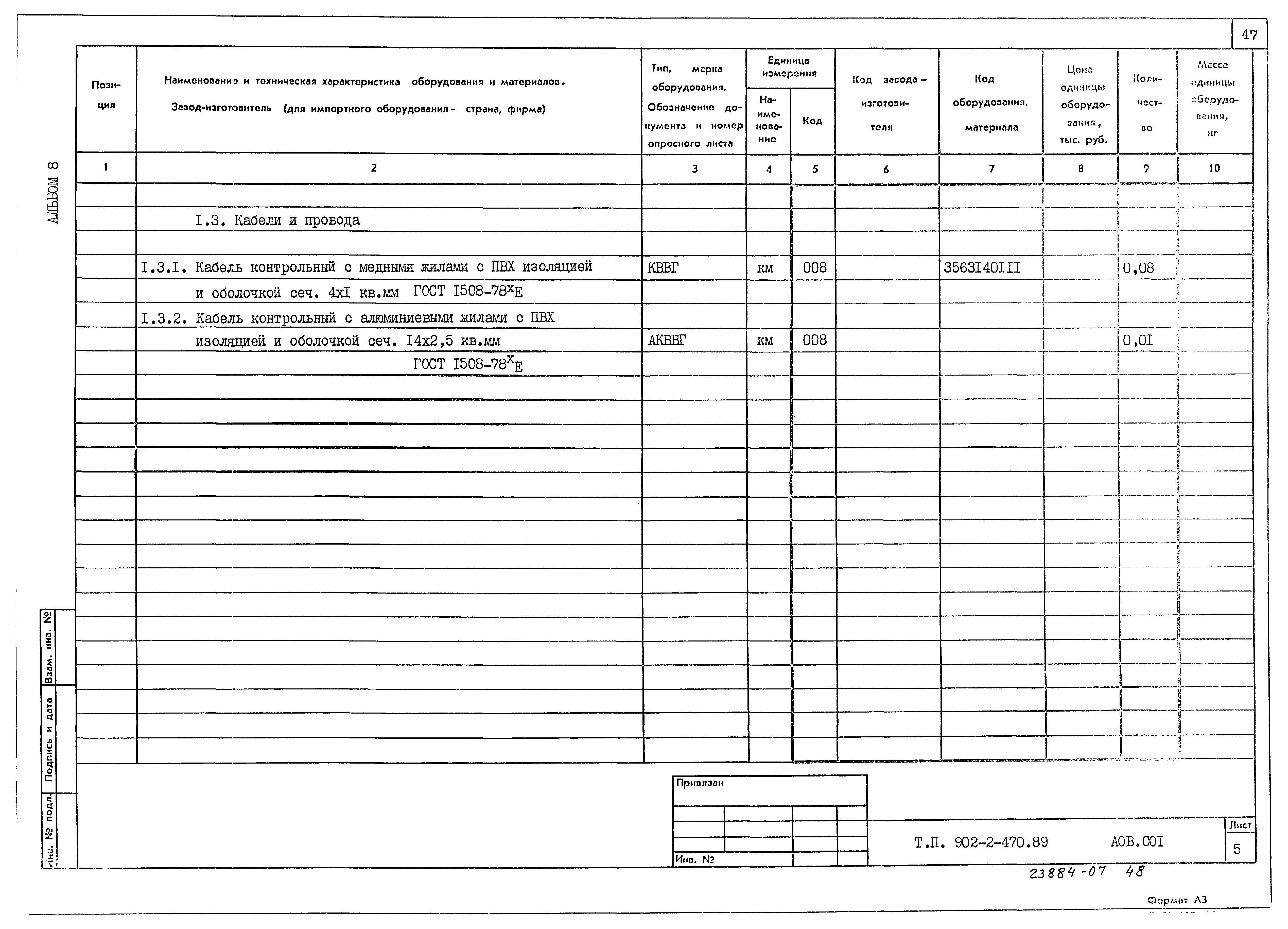 Типовой проект 902-2-470.89