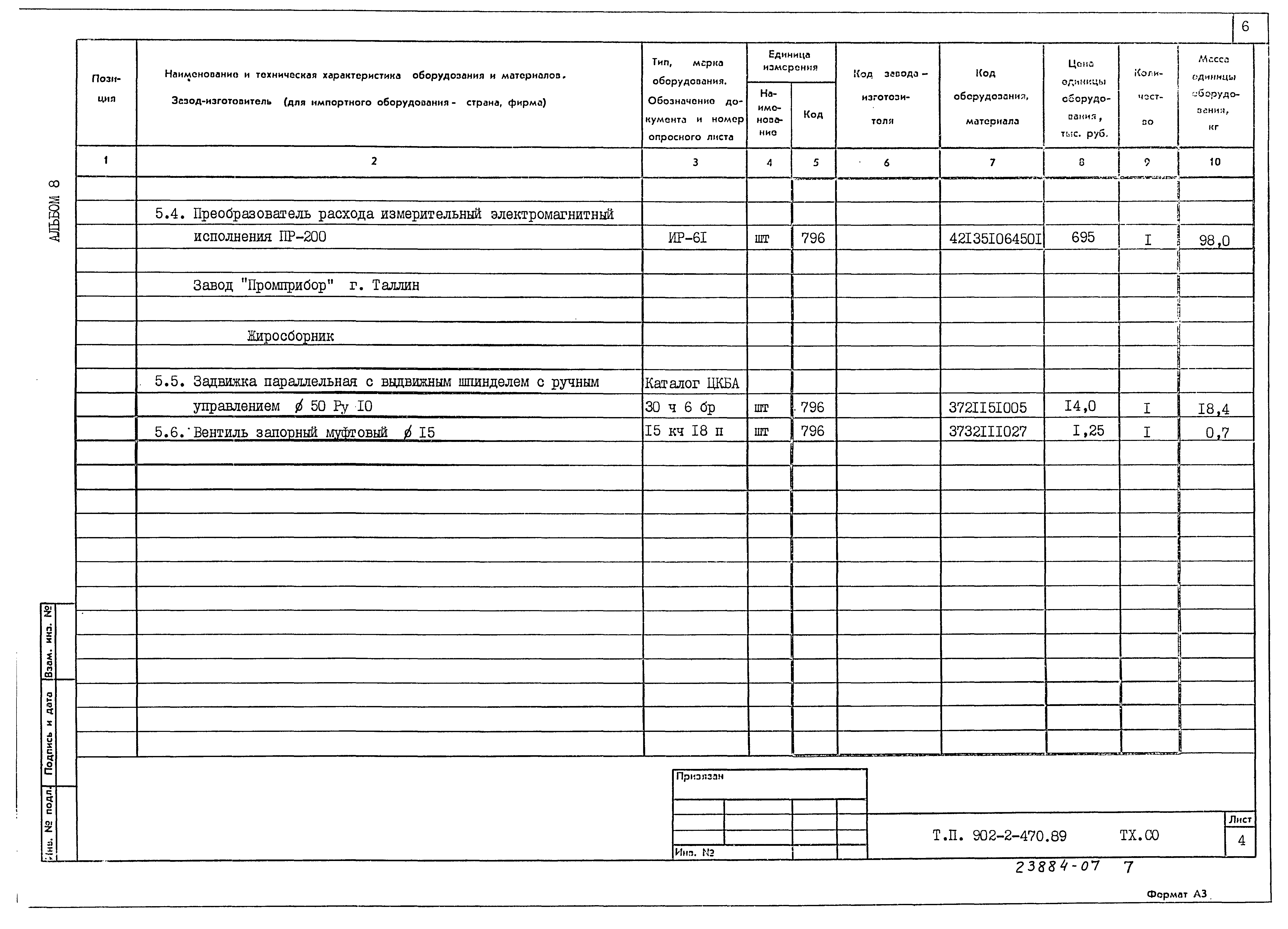 Типовой проект 902-2-470.89