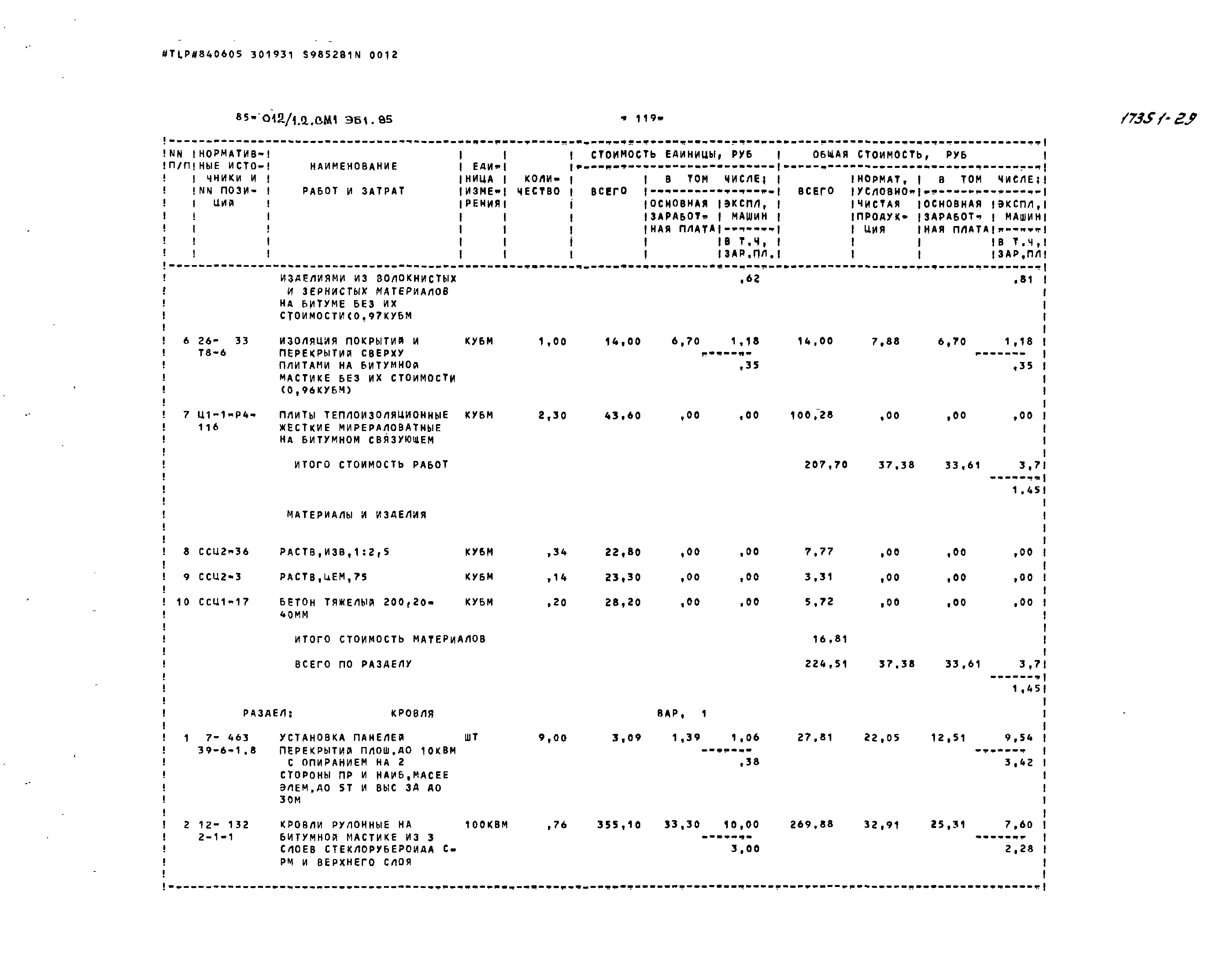 Типовой проект 85-012/1.2