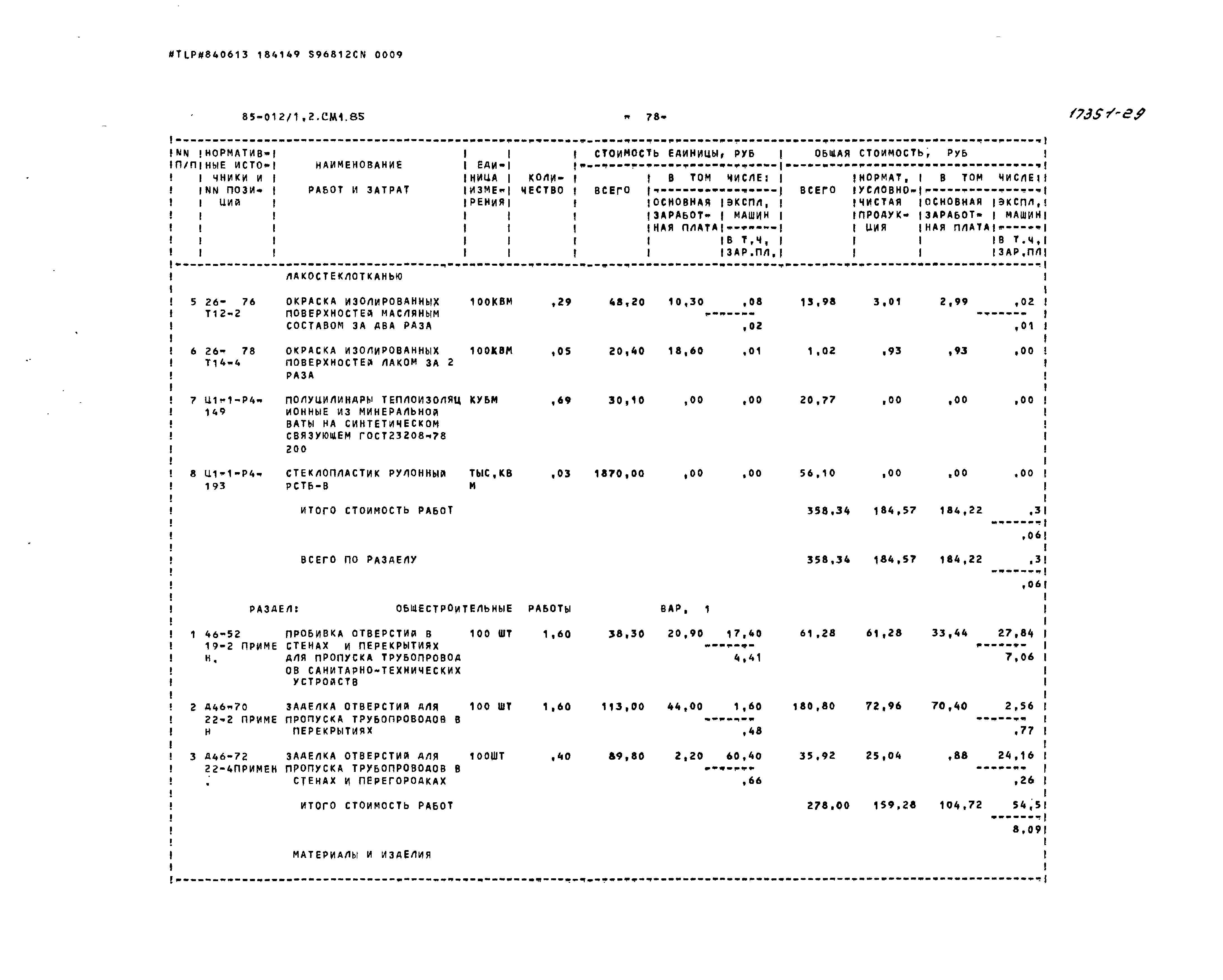 Типовой проект 85-012/1.2