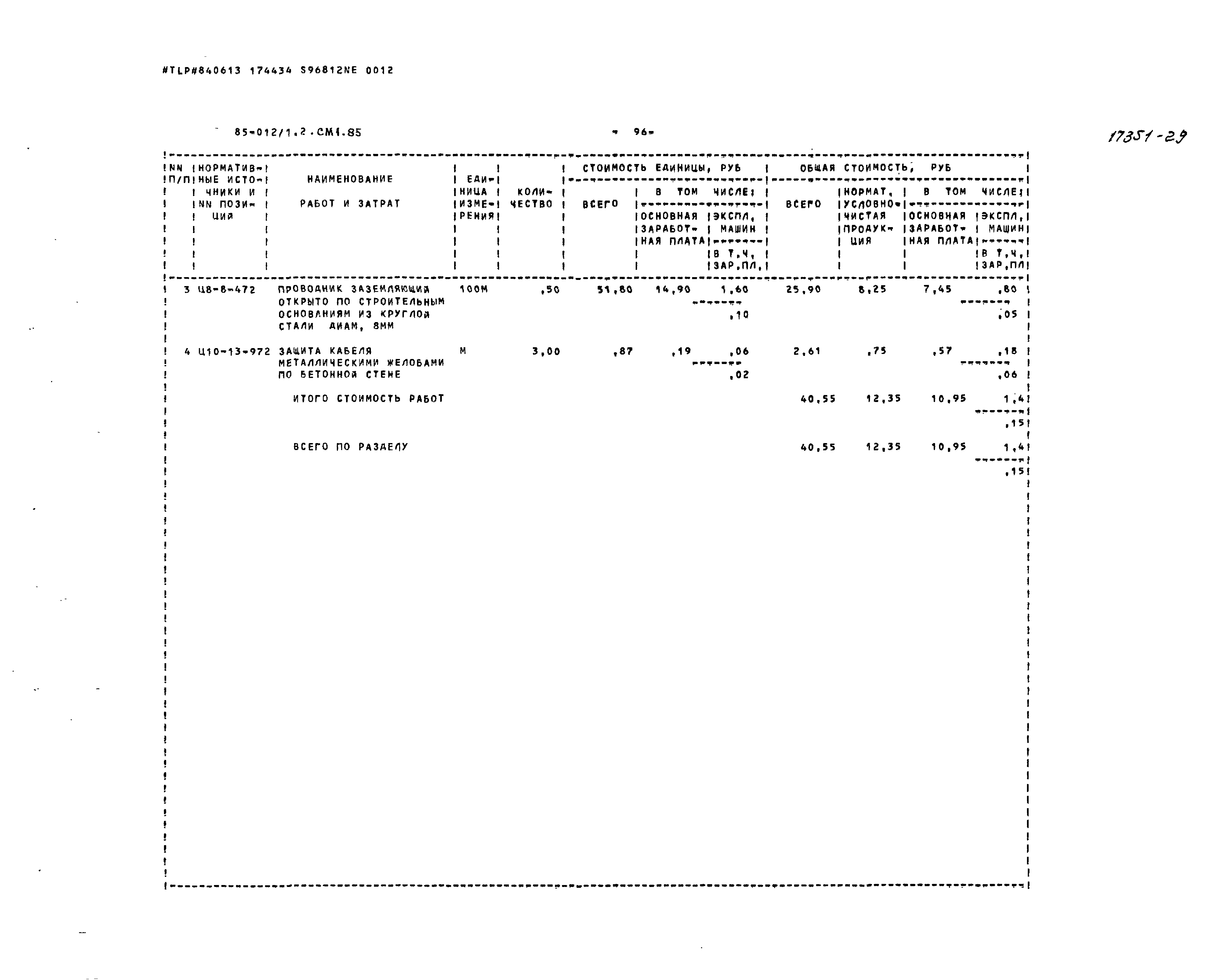 Типовой проект 85-012/1.2