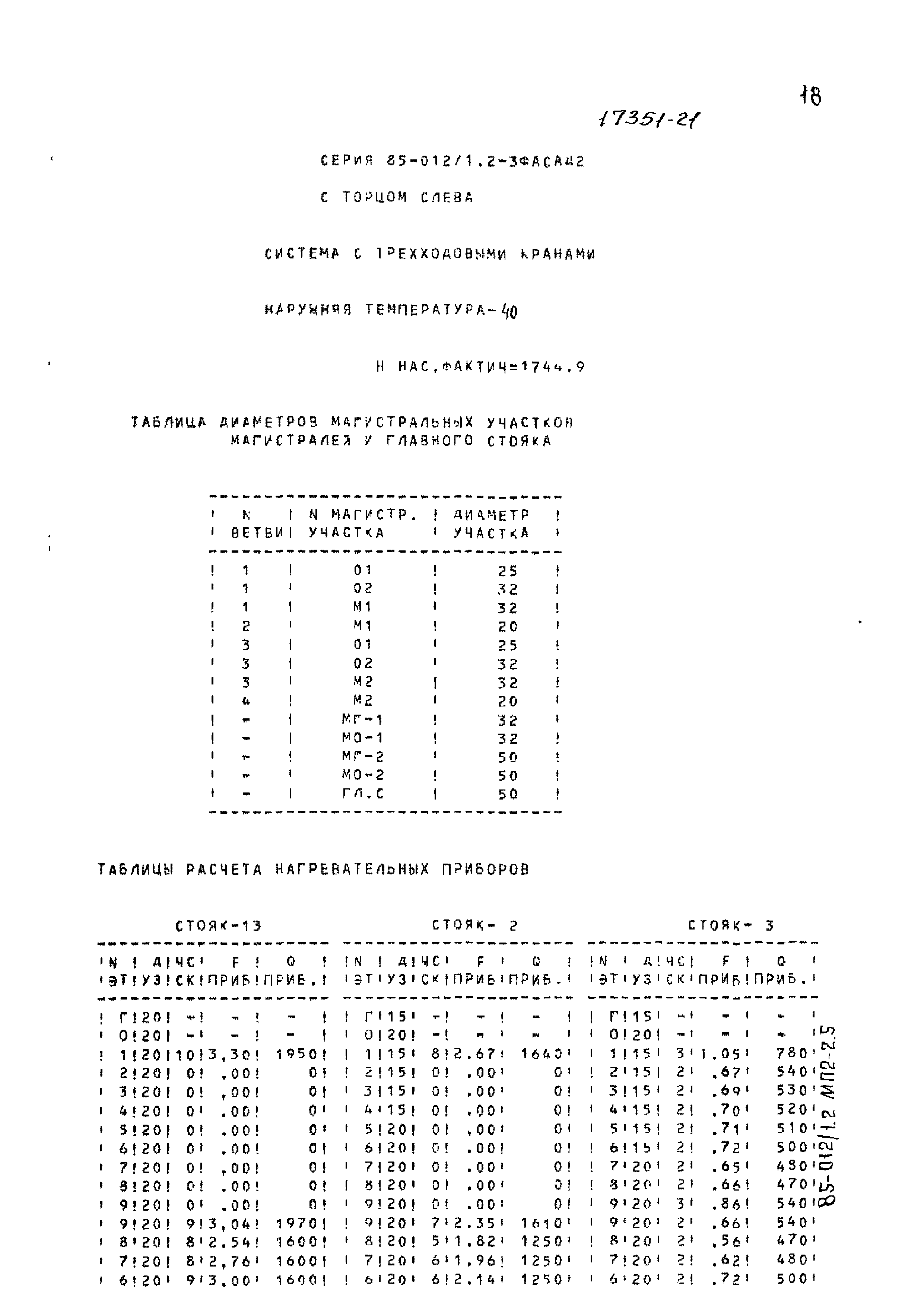 Типовой проект 85-012/1.2