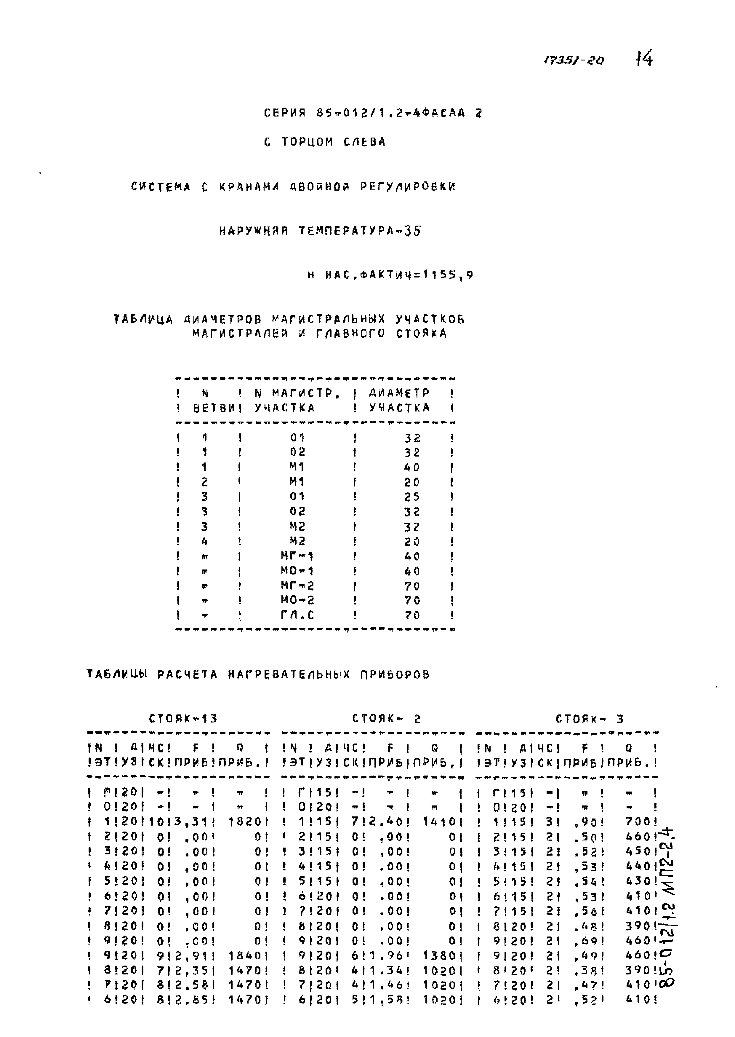 Типовой проект 85-012/1.2