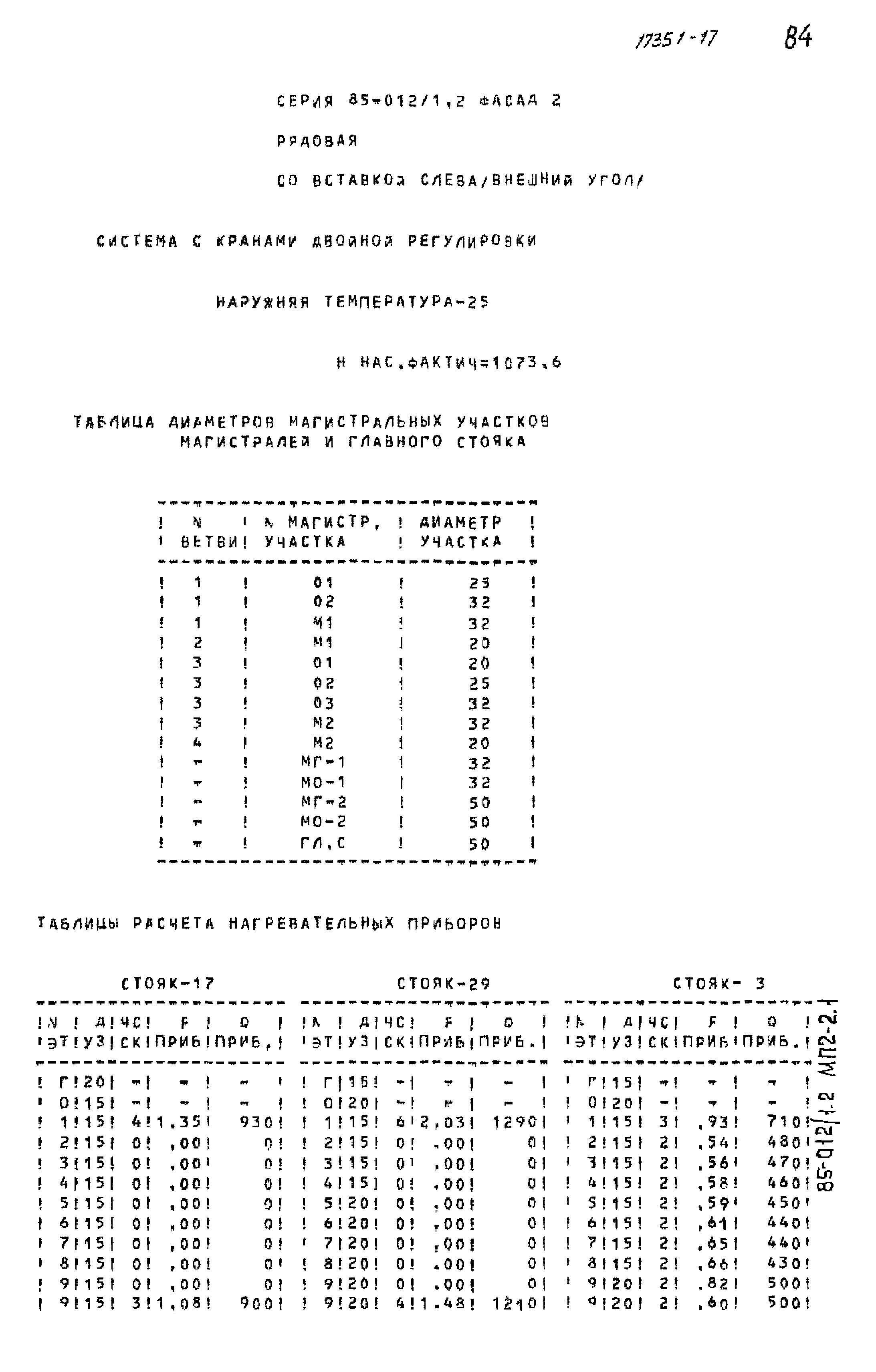 Типовой проект 85-012/1.2