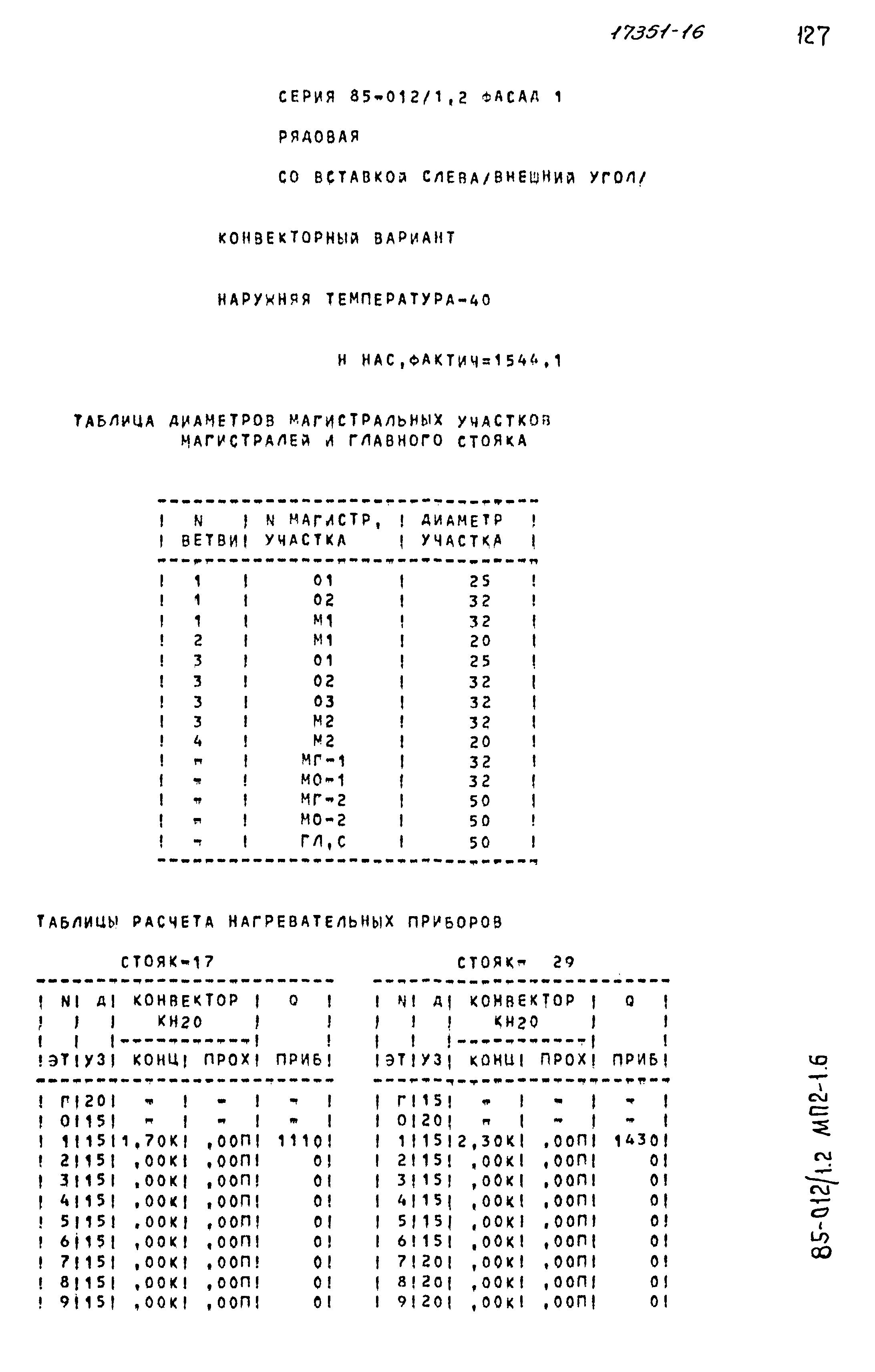 Типовой проект 85-012/1.2