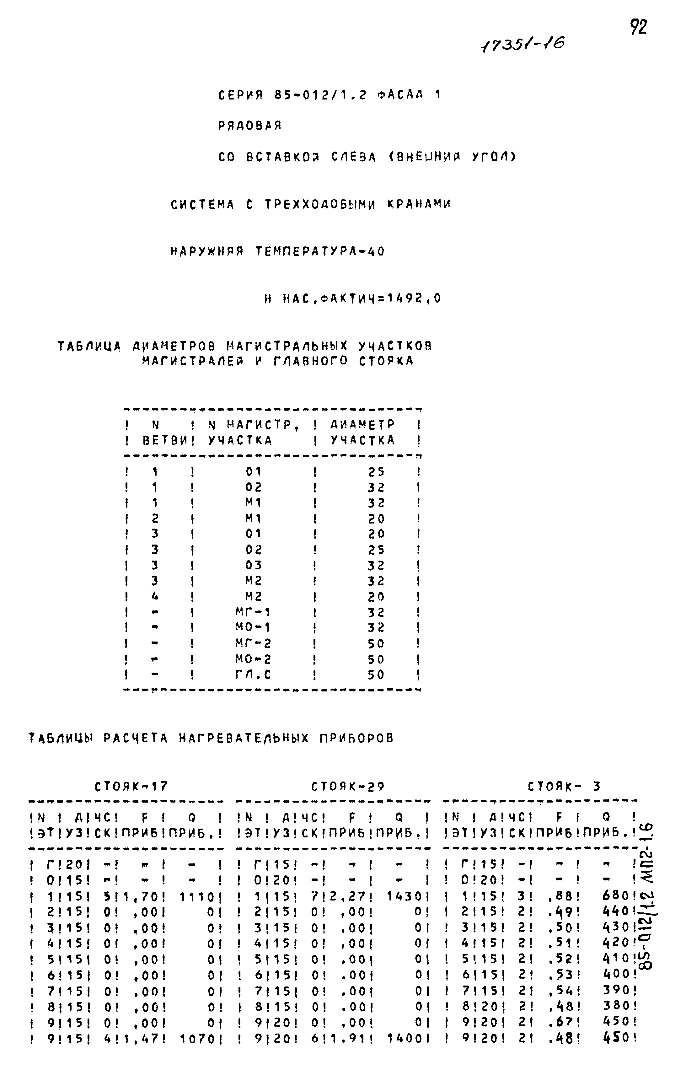 Типовой проект 85-012/1.2