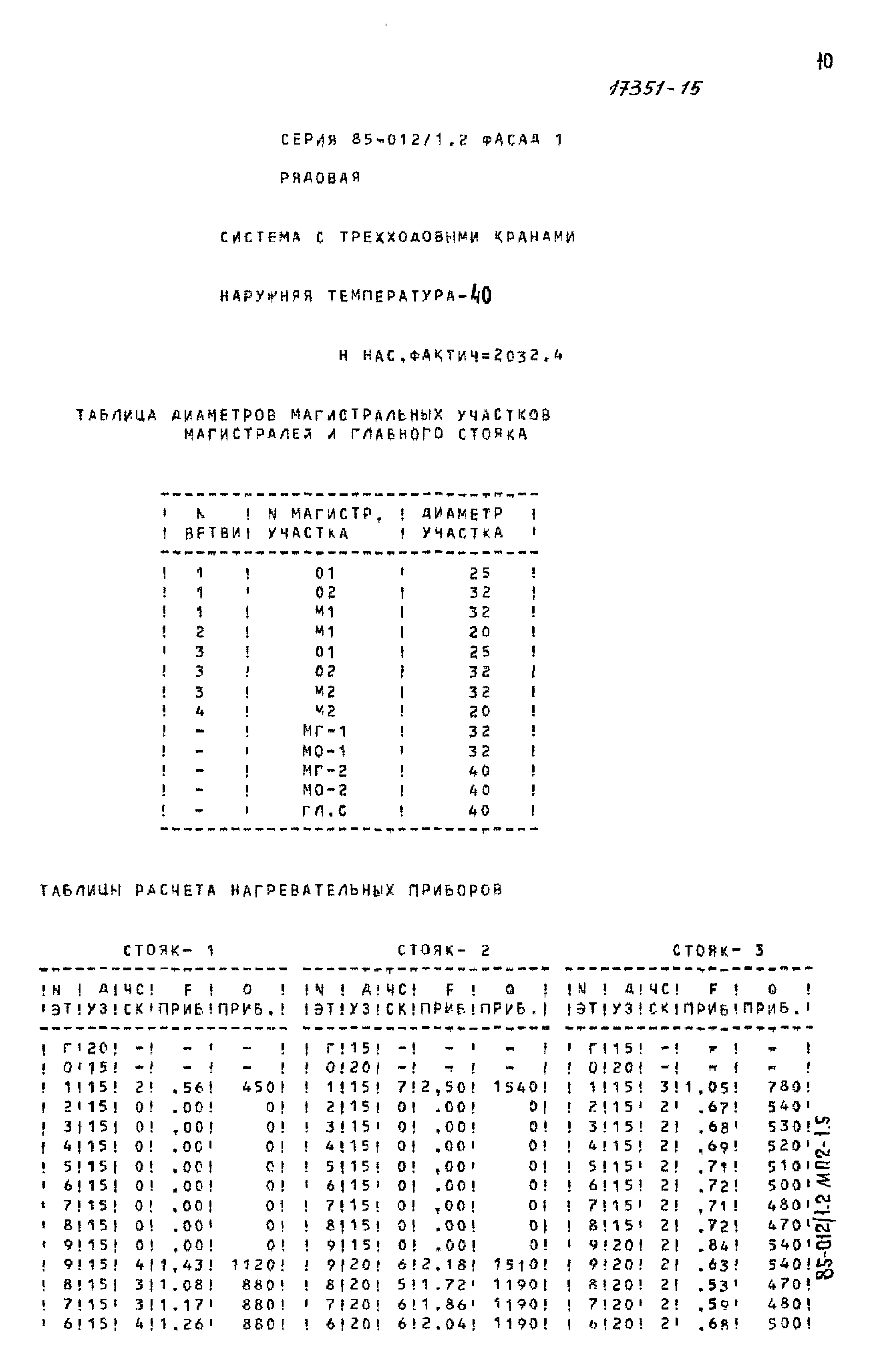 Типовой проект 85-012/1.2