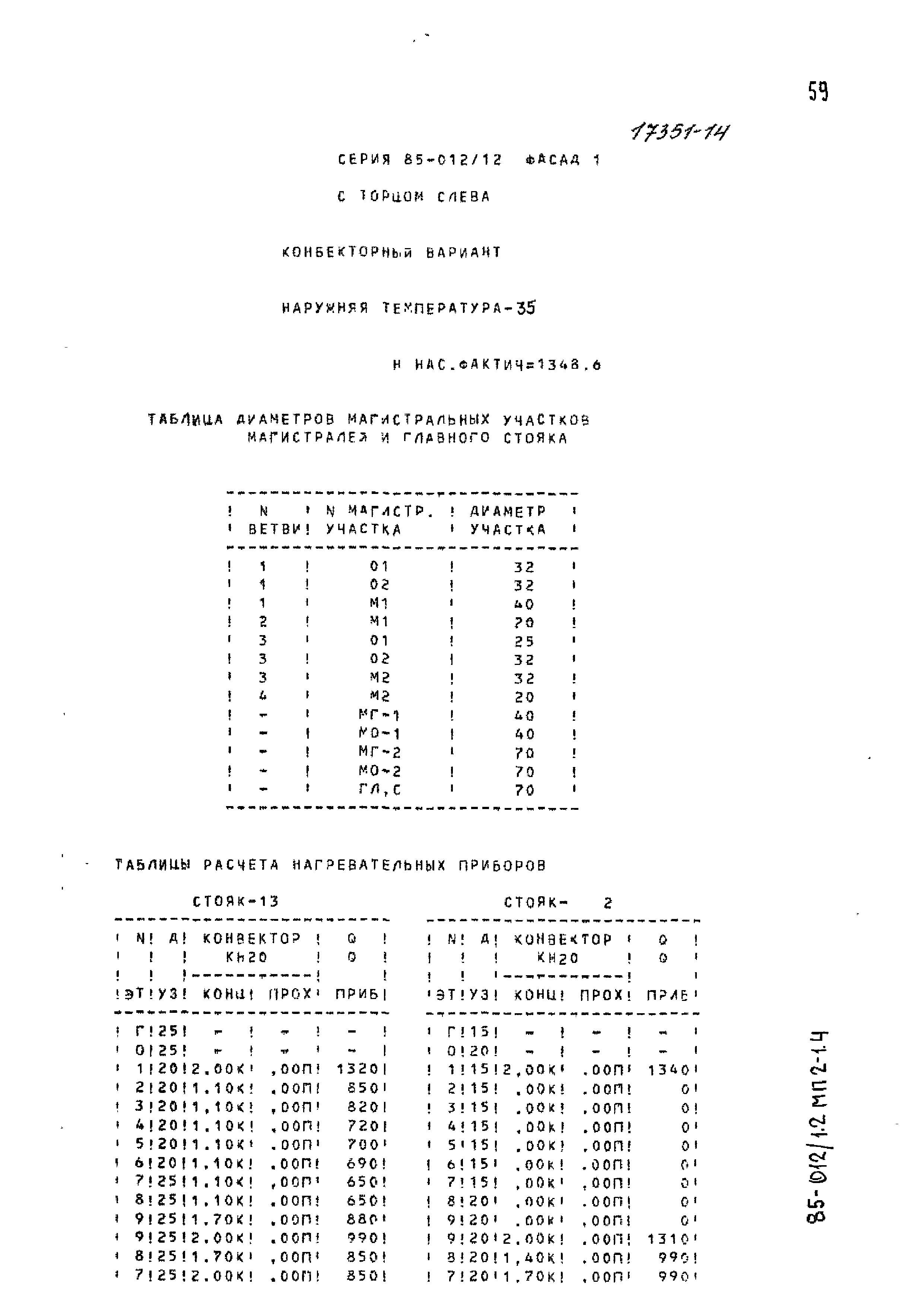 Типовой проект 85-012/1.2