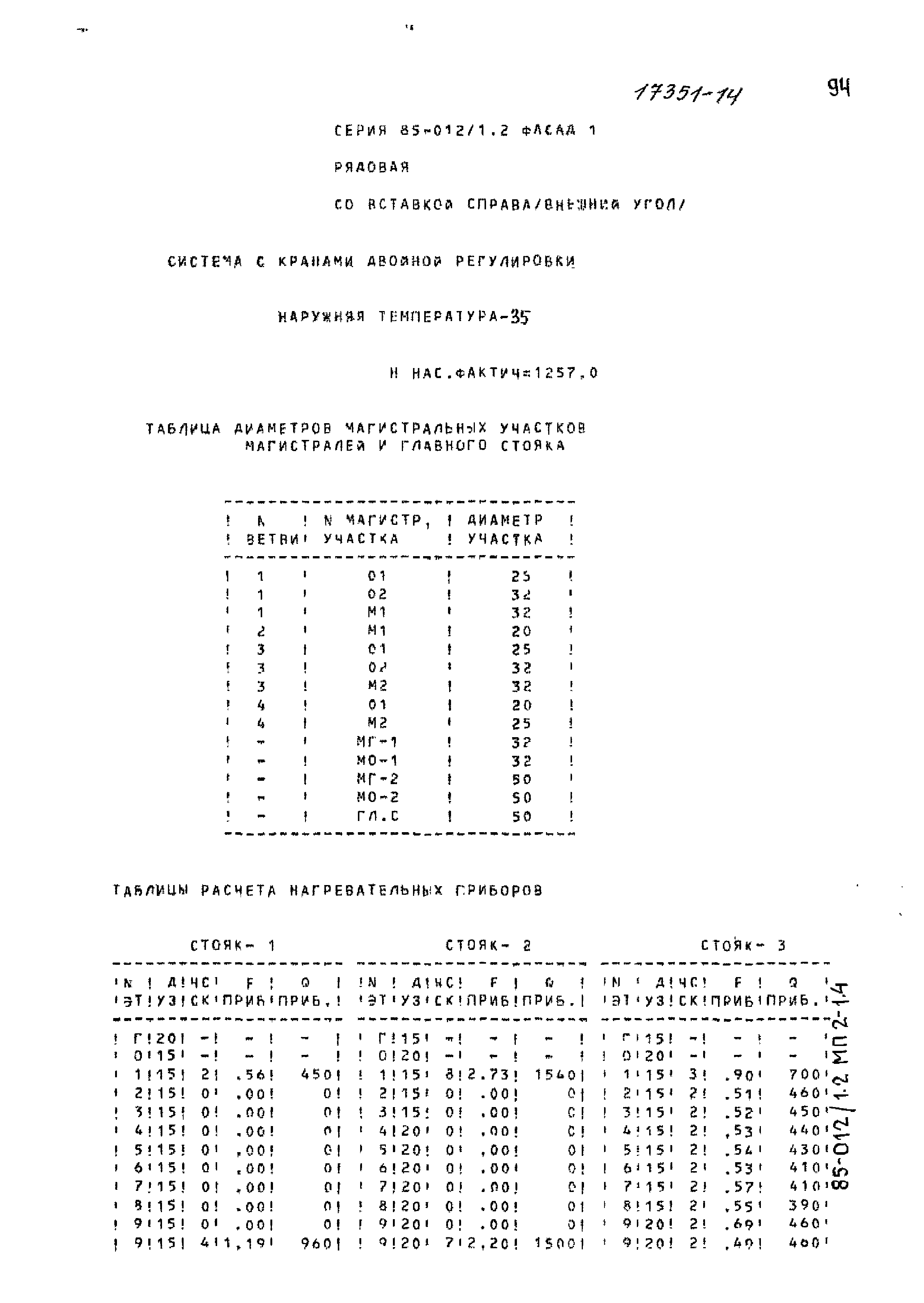 Типовой проект 85-012/1.2