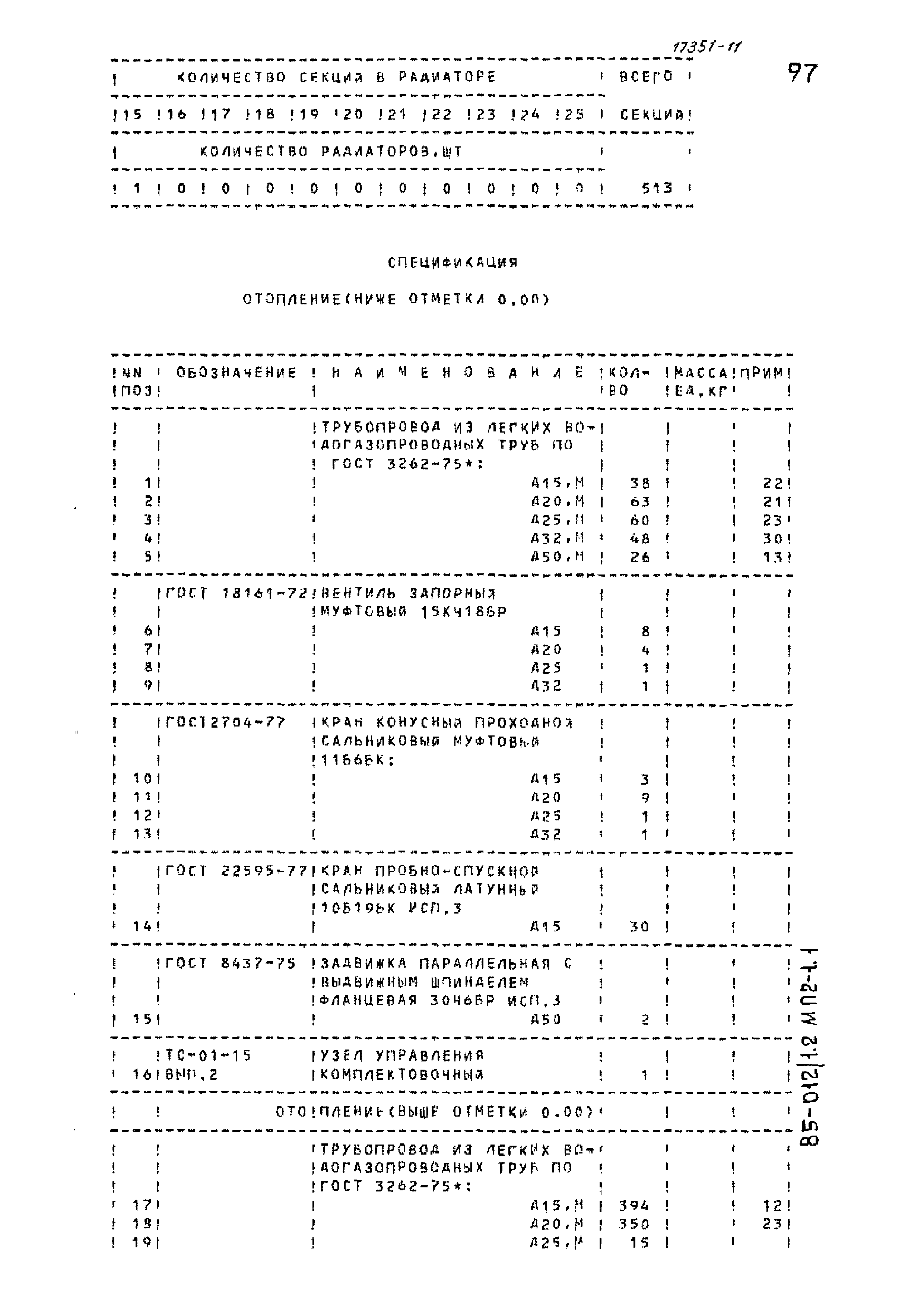 Типовой проект 85-012/1.2