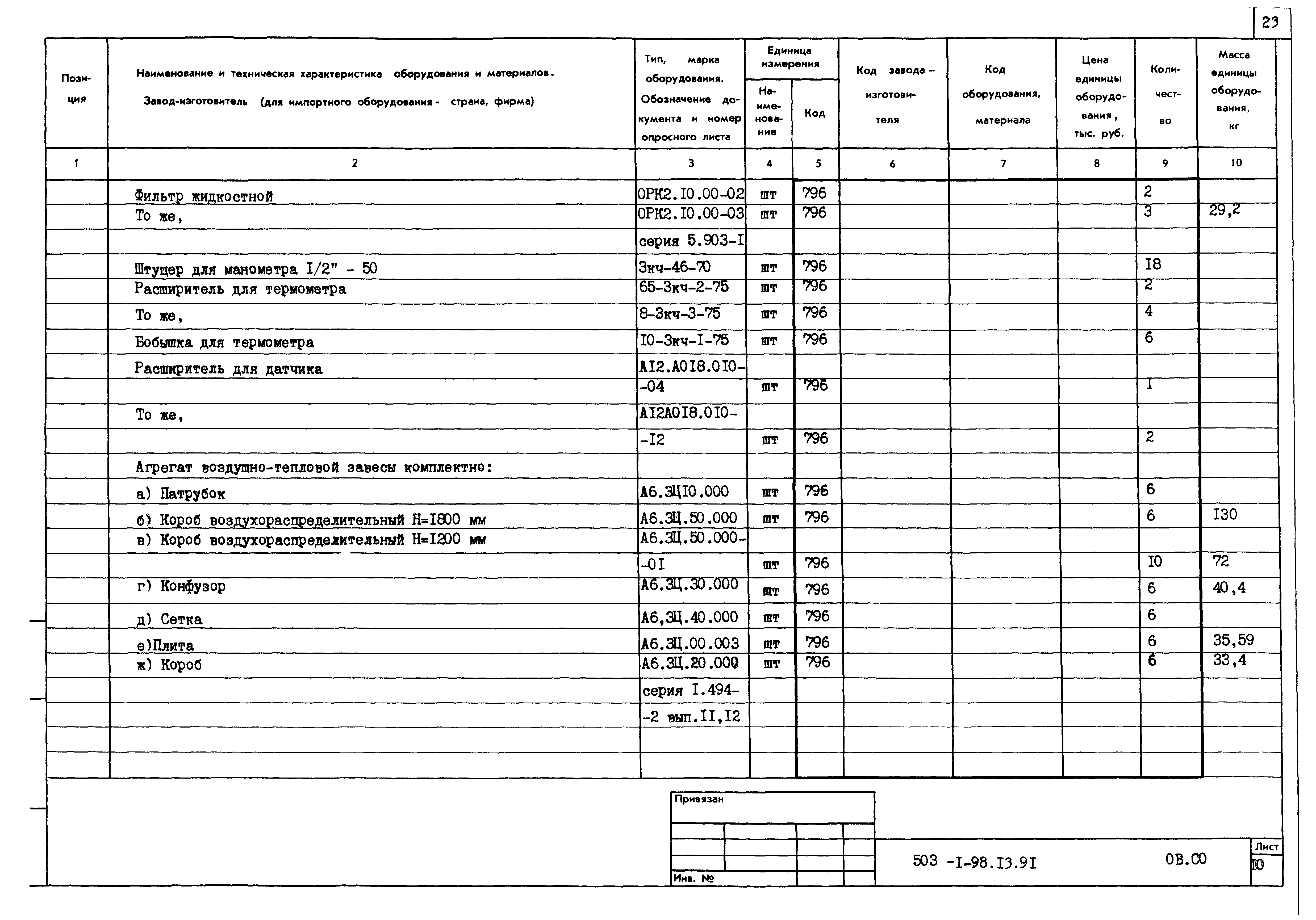 Типовой проект 503-1-98.13.91