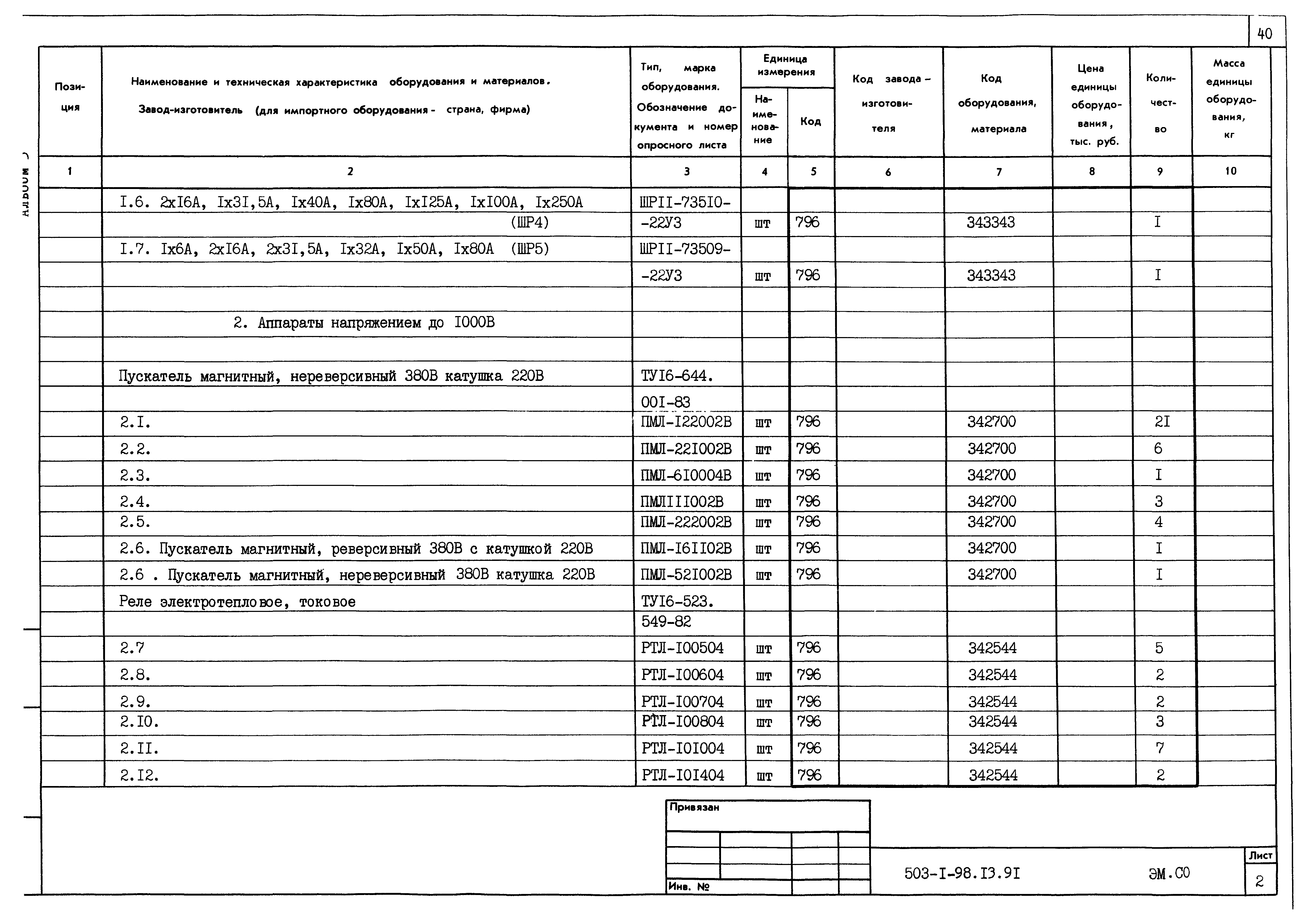 Типовой проект 503-1-98.13.91