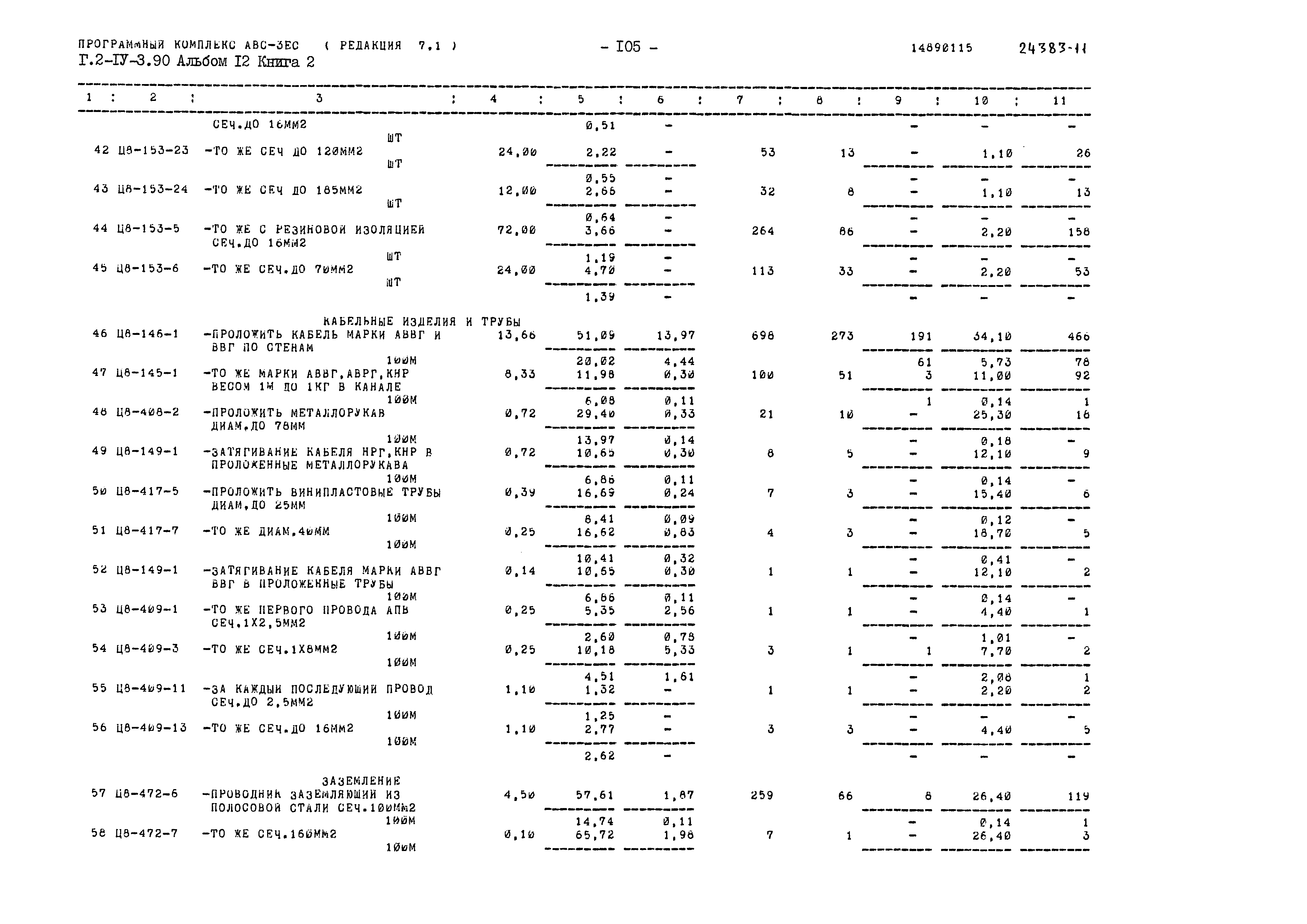 Типовой проект Г.2-IV-3.90