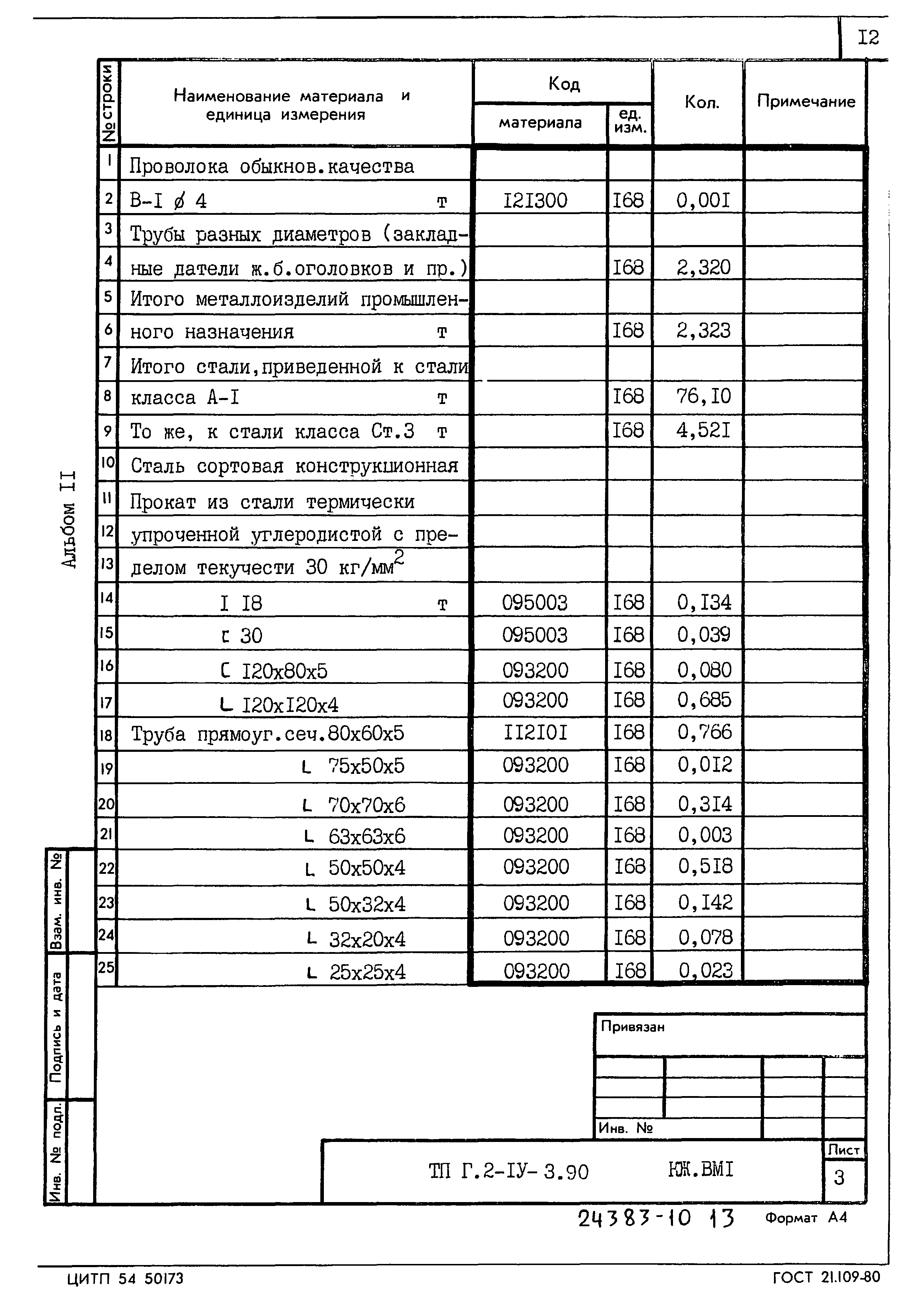 Типовой проект Г.2-IV-3.90